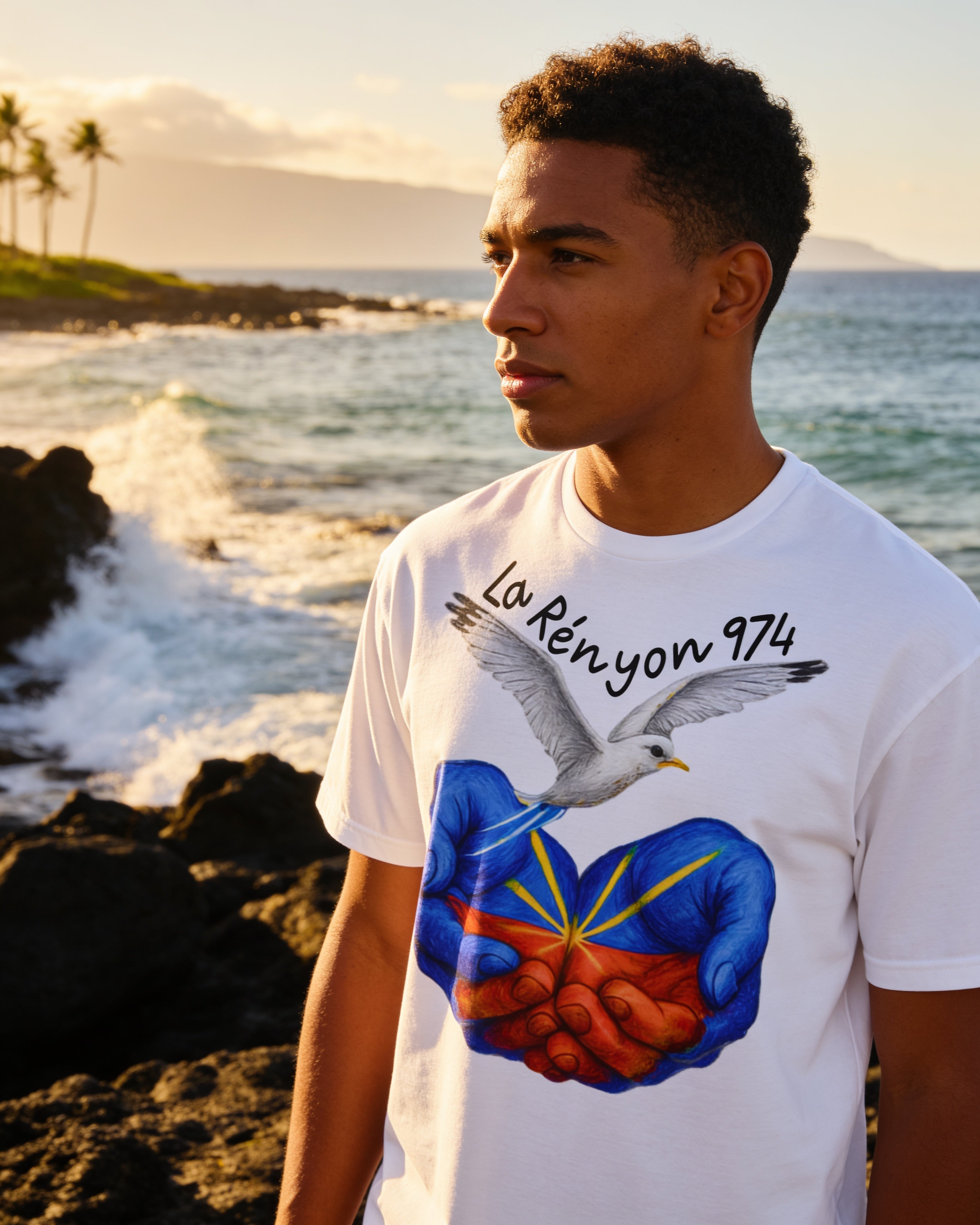GRAN GUÈL - 100%  La Réunion - T-Shirt unisexe - "LA RÉNYON 974"