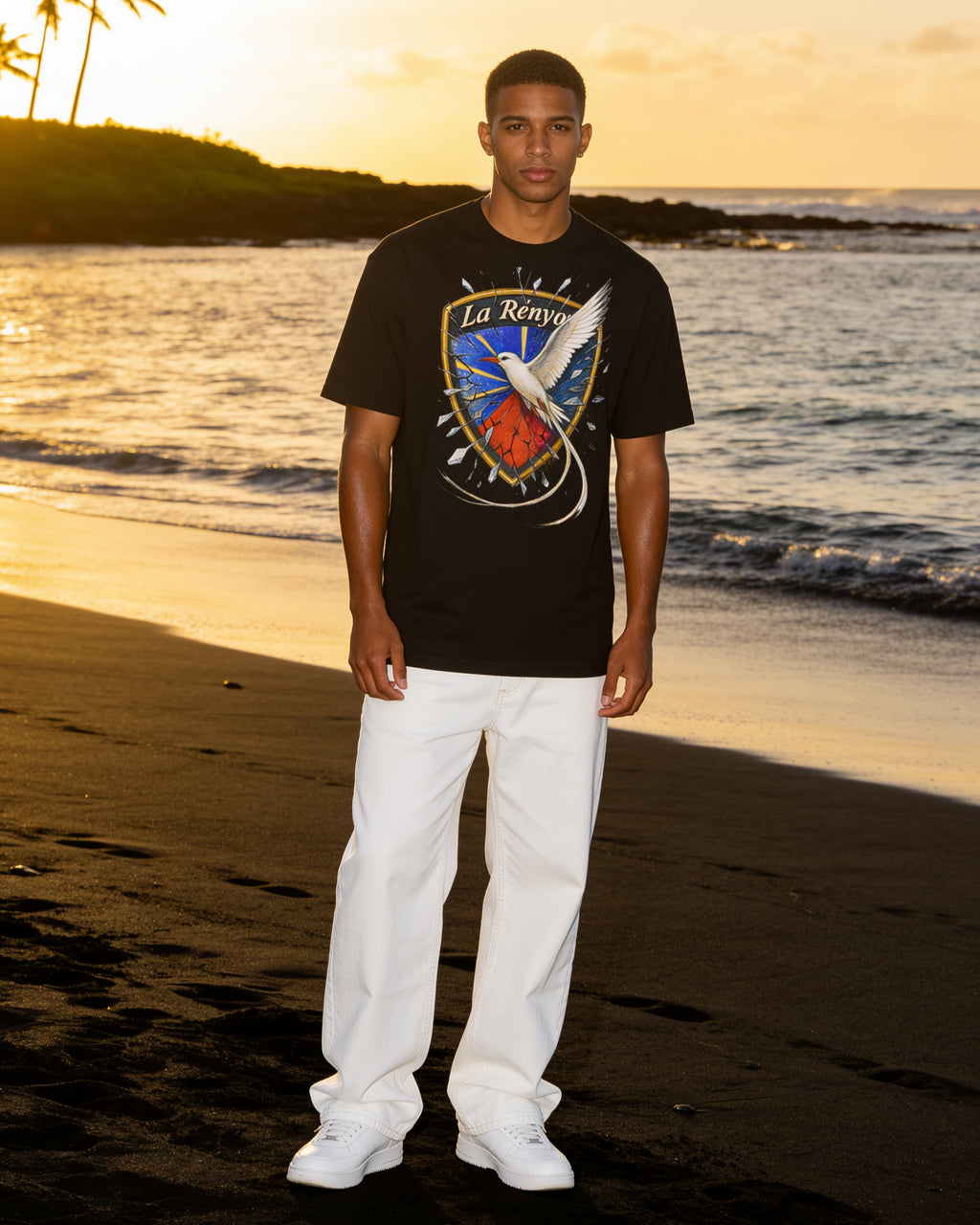 GRAN GUÈL - 100%  La Réunion - T-Shirt unisexe - "LA RÉNYON (3)"