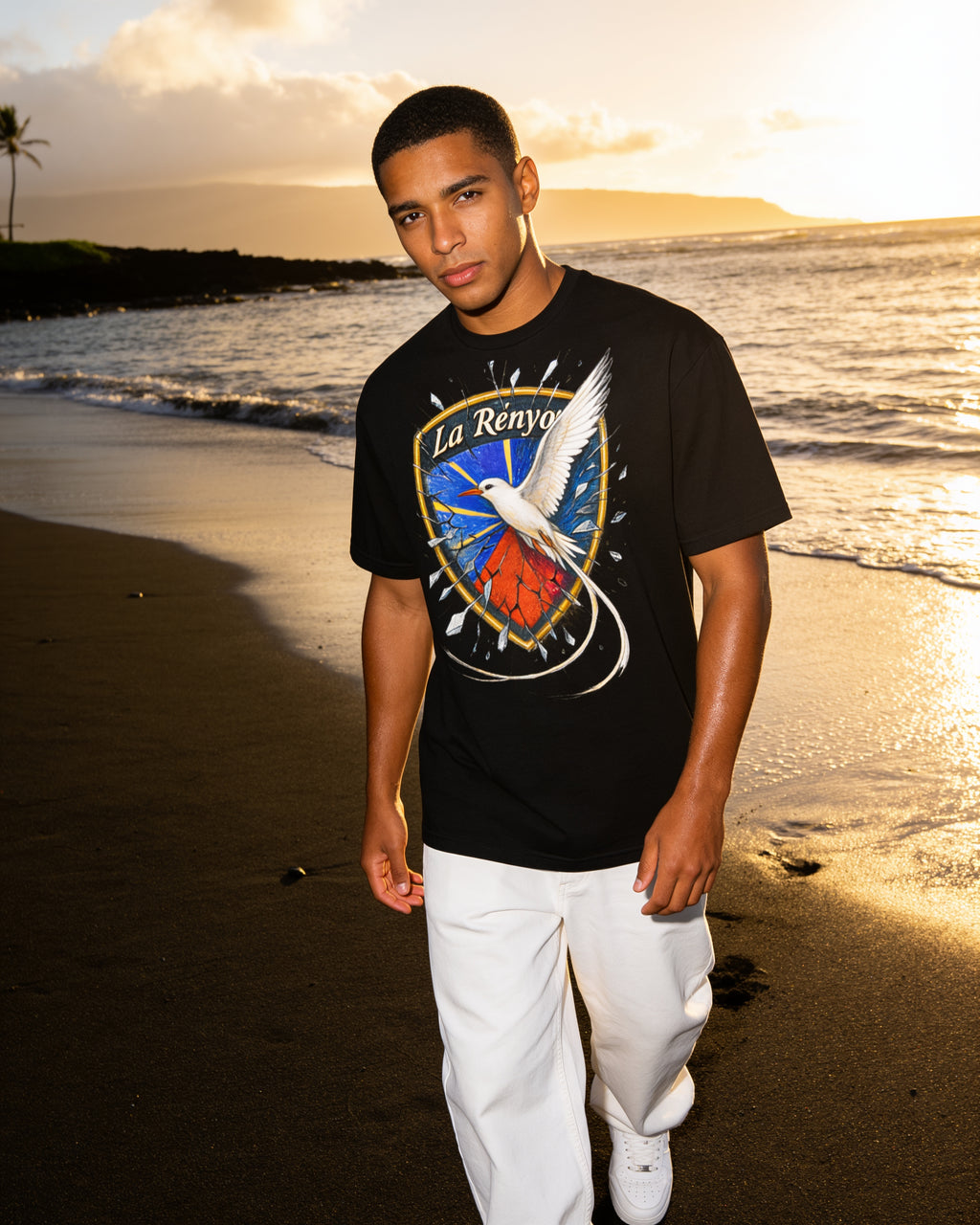 GRAN GUÈL - 100%  La Réunion - T-Shirt unisexe - "LA RÉNYON (3)"