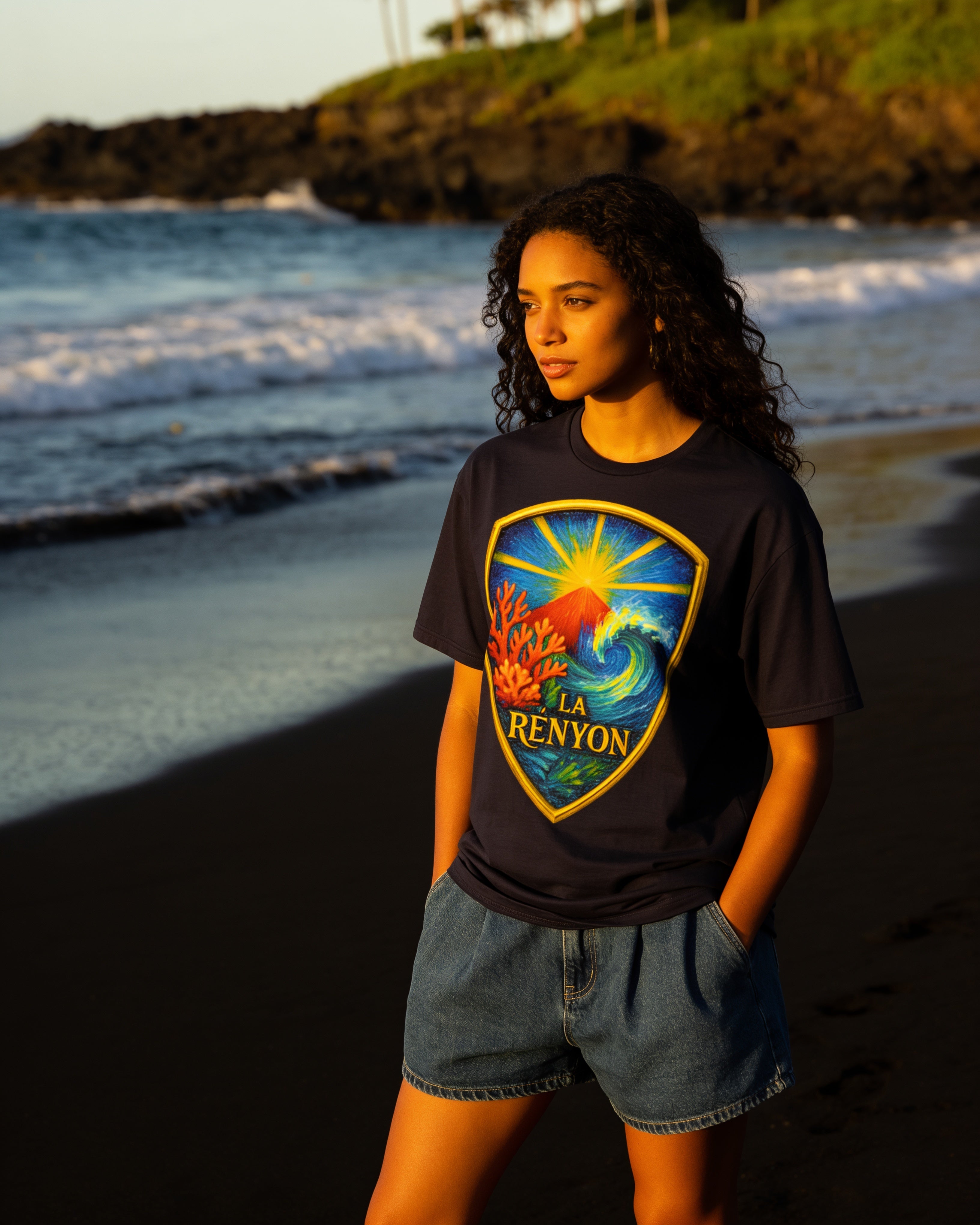 GRAN GUÈL - 100%  La Réunion - T-Shirt unisexe - "LA RÉNYON (4)"
