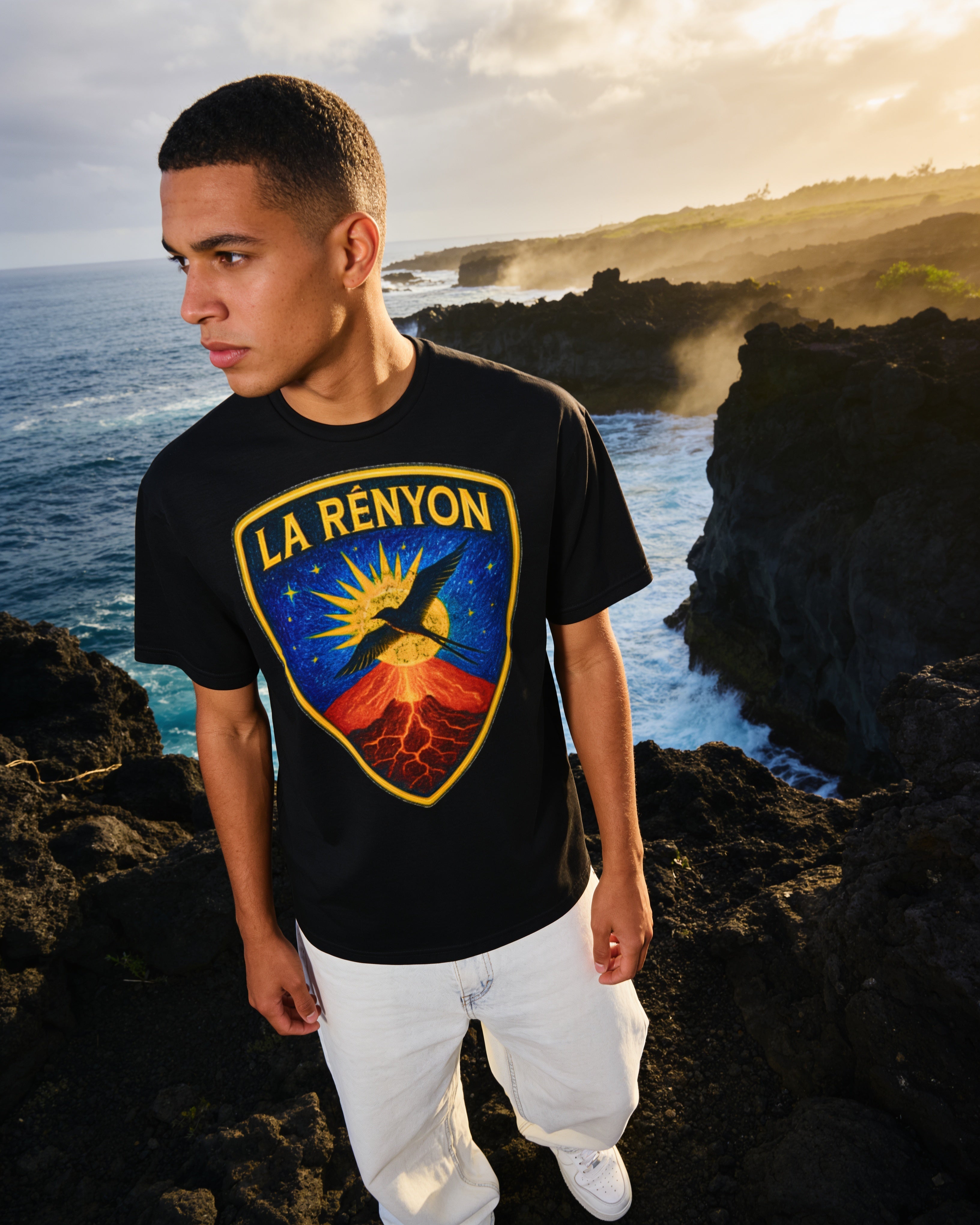 GRAN GUÈL - 100%  La Réunion - T-Shirt unisexe - "LA RÉNYON (6)"