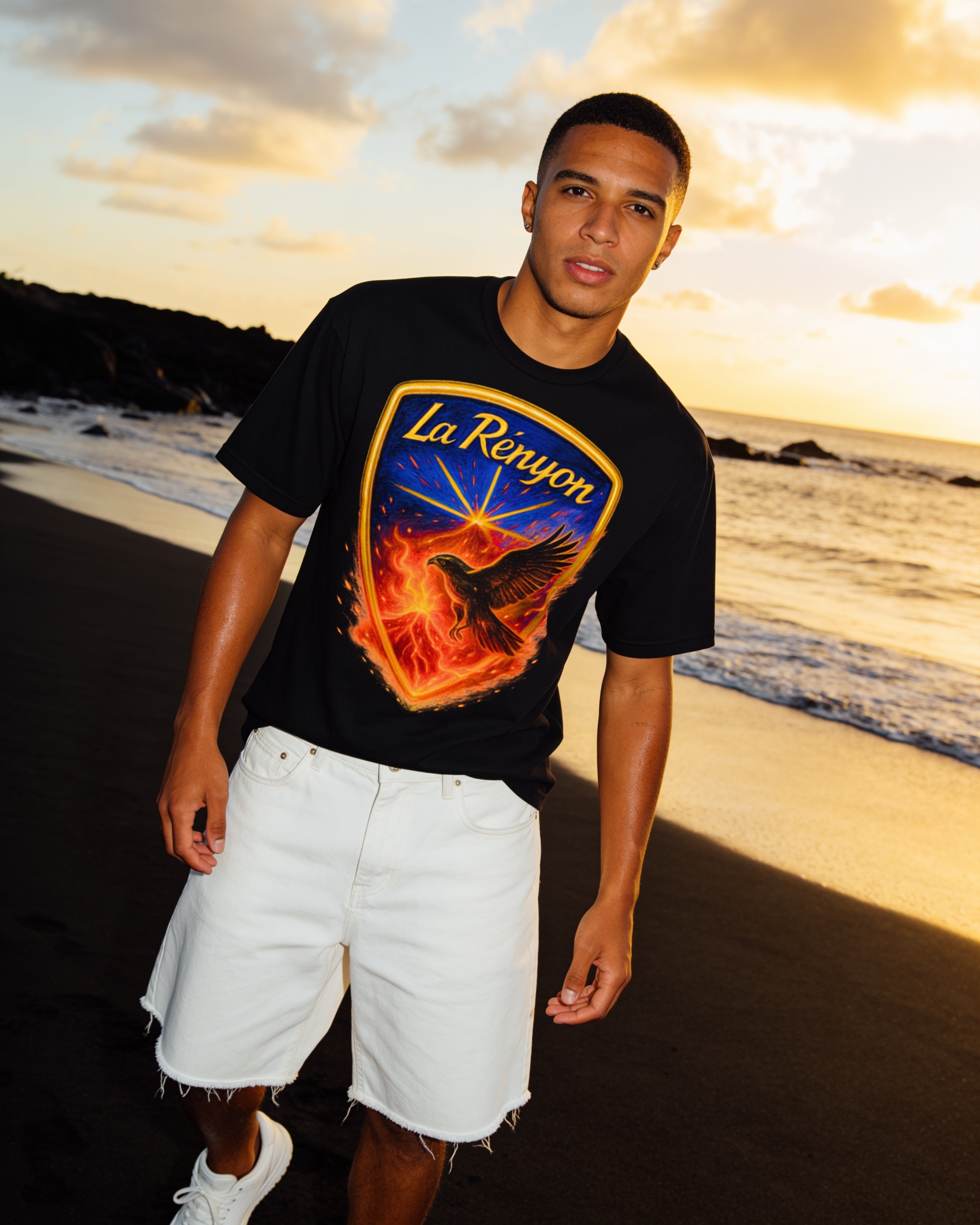 GRAN GUÈL - 100%  La Réunion - T-Shirt unisexe - "LA RÉNYON (Papangue)"