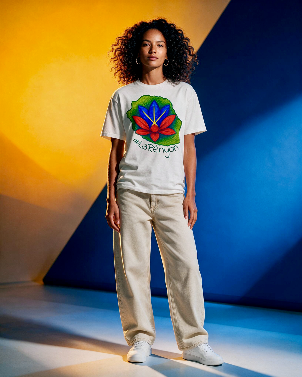 GRAN GUÈL - 100%  La Réunion - T-Shirt unisexe - "LA RÉNYON (7)"