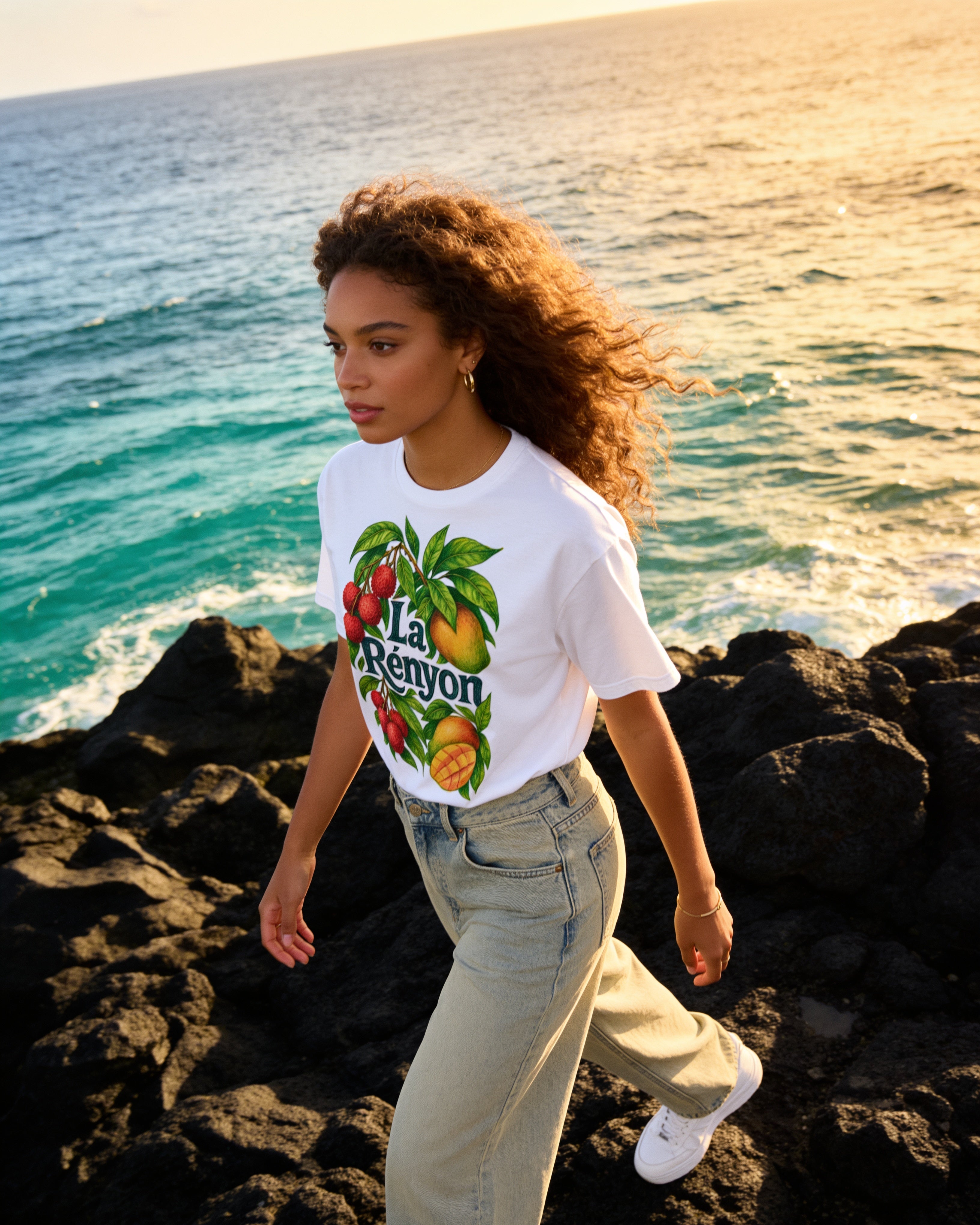 GRAN GUÈL - 100%  La Réunion - T-Shirt unisexe - "LA RÉNYON (2)"