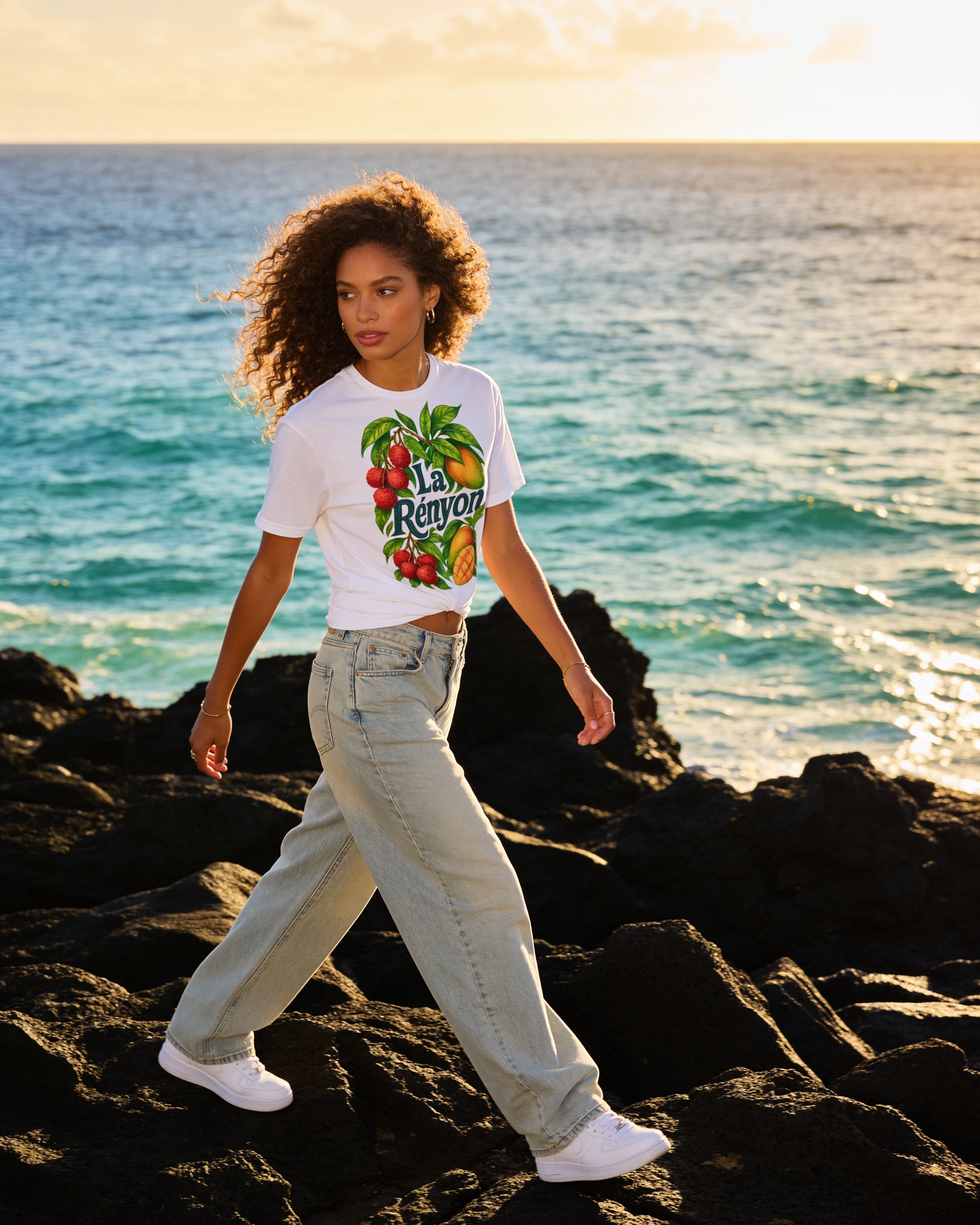 GRAN GUÈL - 100%  La Réunion - T-Shirt unisexe - "LA RÉNYON (2)"
