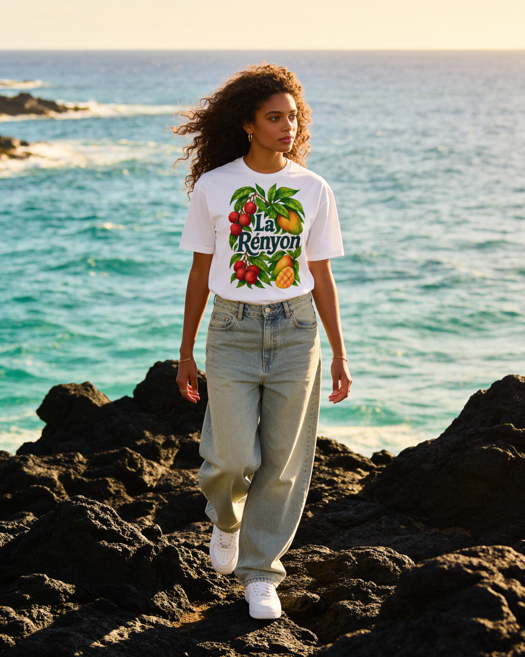 GRAN GUÈL - 100%  La Réunion - T-Shirt unisexe - "LA RÉNYON (2)"