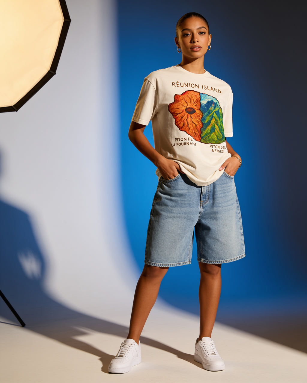 GRAN GUÈL - 100%  La Réunion - T-Shirt unisexe - "LES VOLCANS"