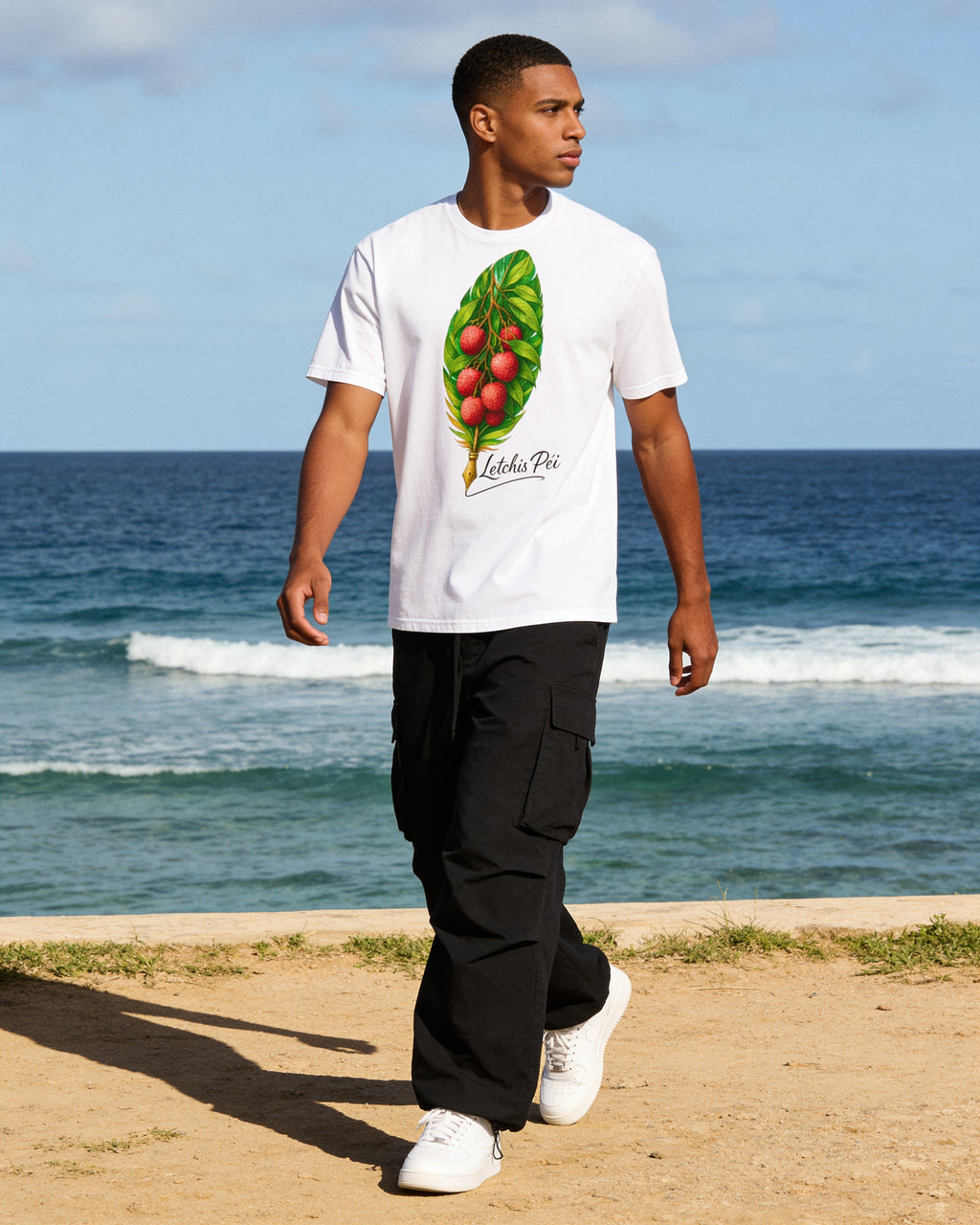 GRAN GUÈL - PLUME - T-Shirt unisexe - "LETCHIS PÉY (2)"