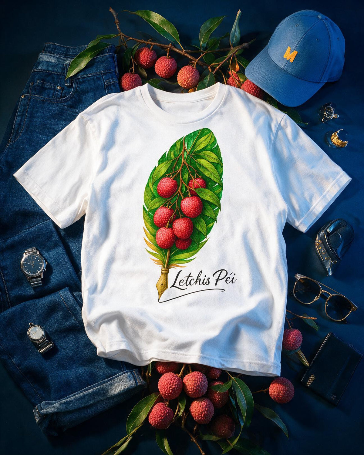 GRAN GUÈL - PLUME - T-Shirt unisexe - "LETCHIS PÉY (2)"