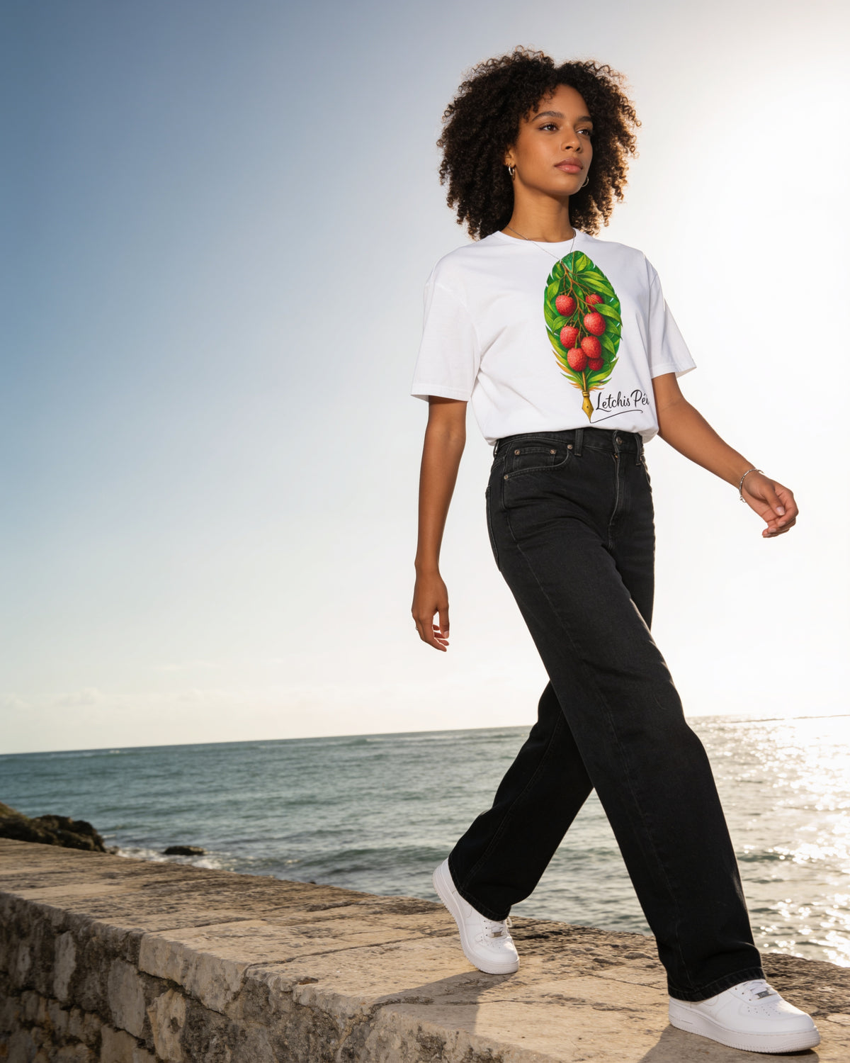 GRAN GUÈL - PLUME - T-Shirt unisexe - "LETCHIS PÉY (2)"