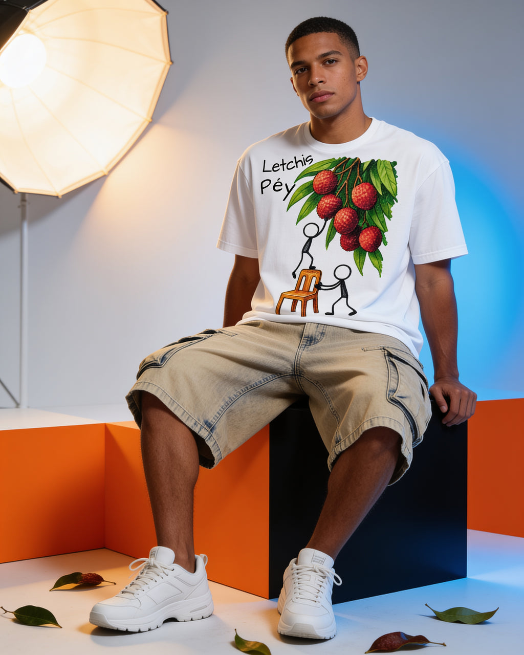 GRAN GUÈL - 100%  La Réunion - T-Shirt unisexe - "LETCHIS PÉY"