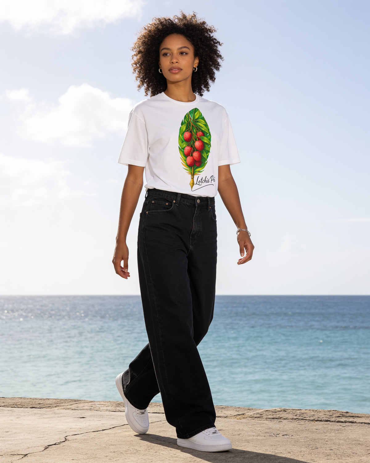 GRAN GUÈL - PLUME - T-Shirt unisexe - "LETCHIS PÉY (2)"