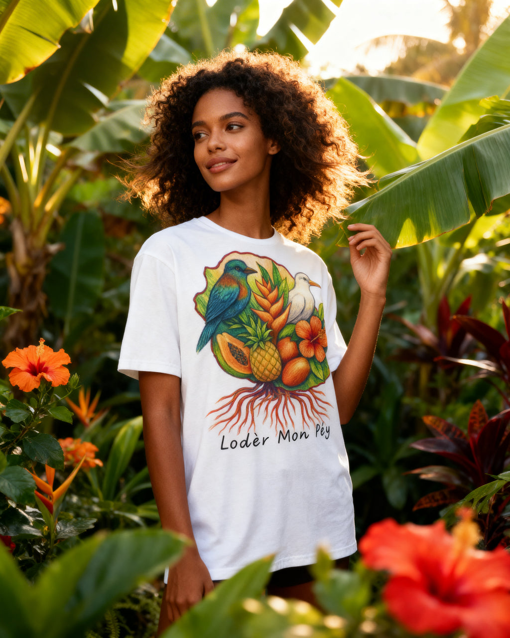 GRAN GUÈL - 100%  La Réunion - T-Shirt unisexe - "LODÈR MON PÉY"