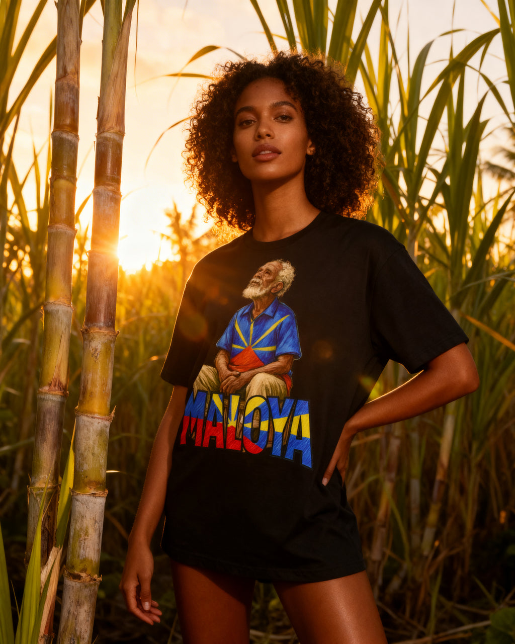 GRAN GUÈL - 100%  La Réunion - T-Shirt unisexe - "MALOYA"