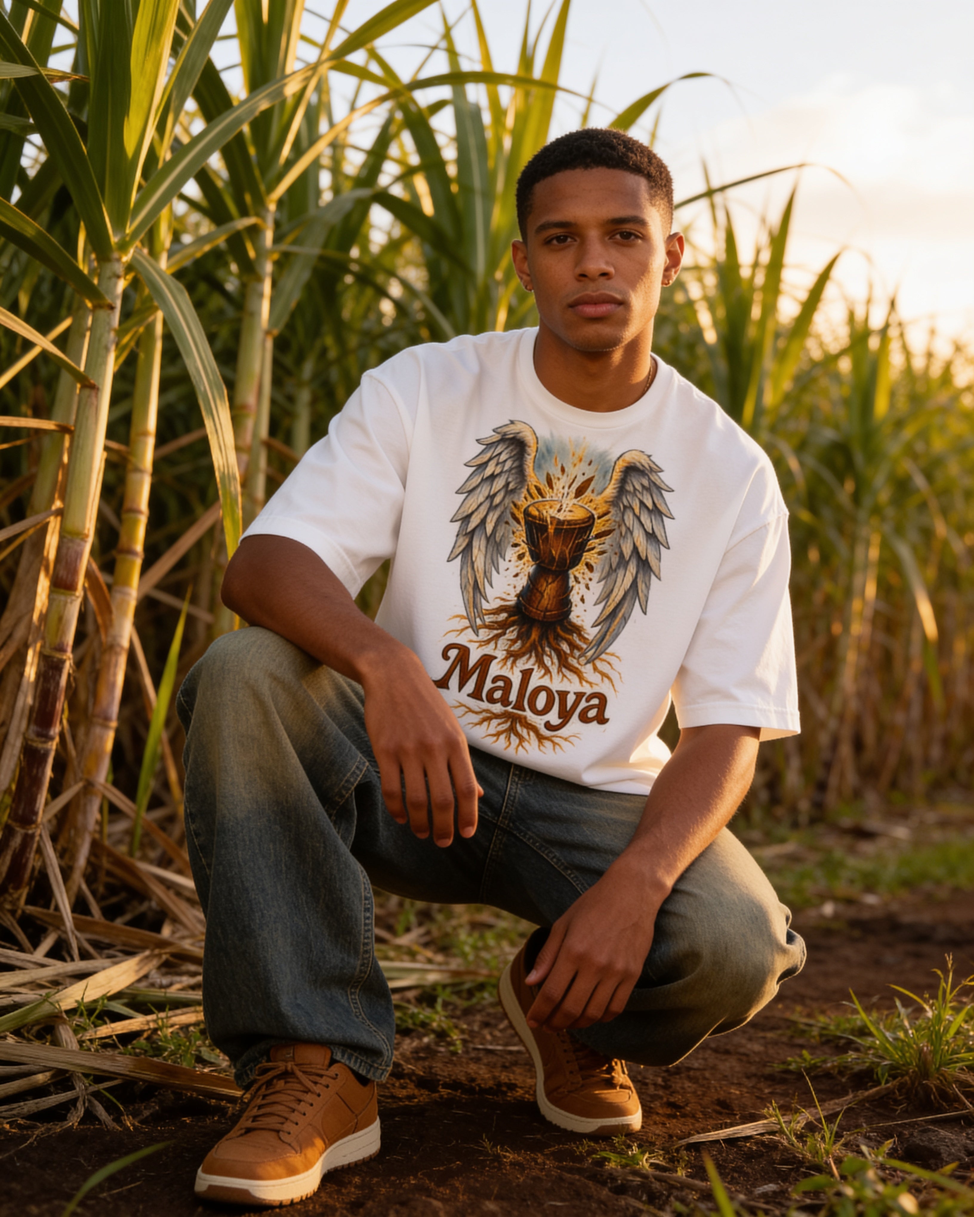 GRAN GUÈL - 100%  La Réunion - T-Shirt unisexe - "MALOYA (11)"