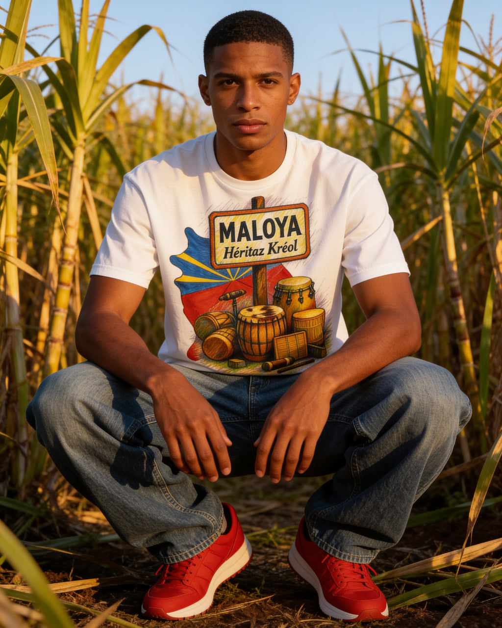 GRAN GUÈL - 100%  La Réunion - T-Shirt unisexe - "MALOYA (12)"
