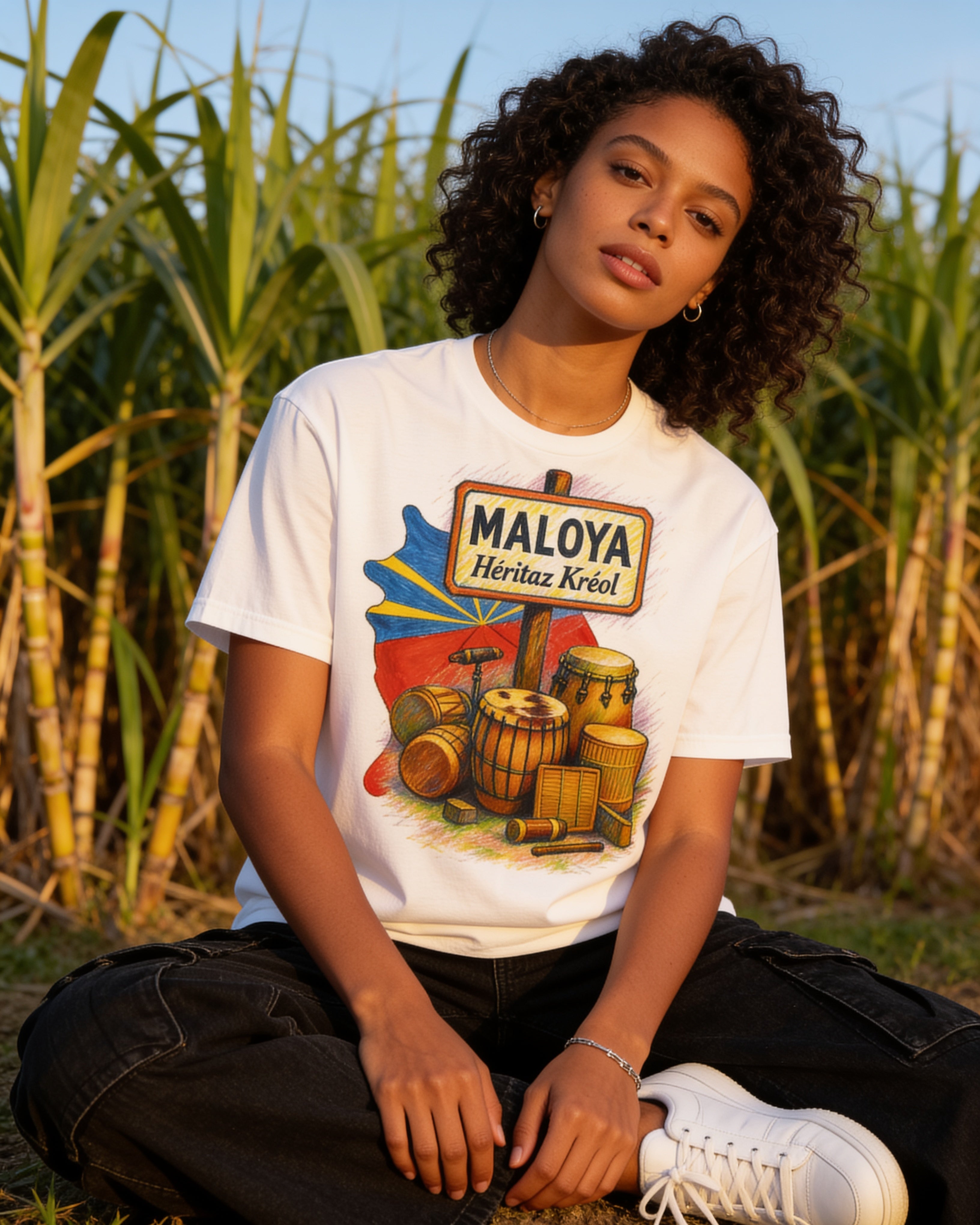 GRAN GUÈL - 100%  La Réunion - T-Shirt unisexe - "MALOYA (12)"