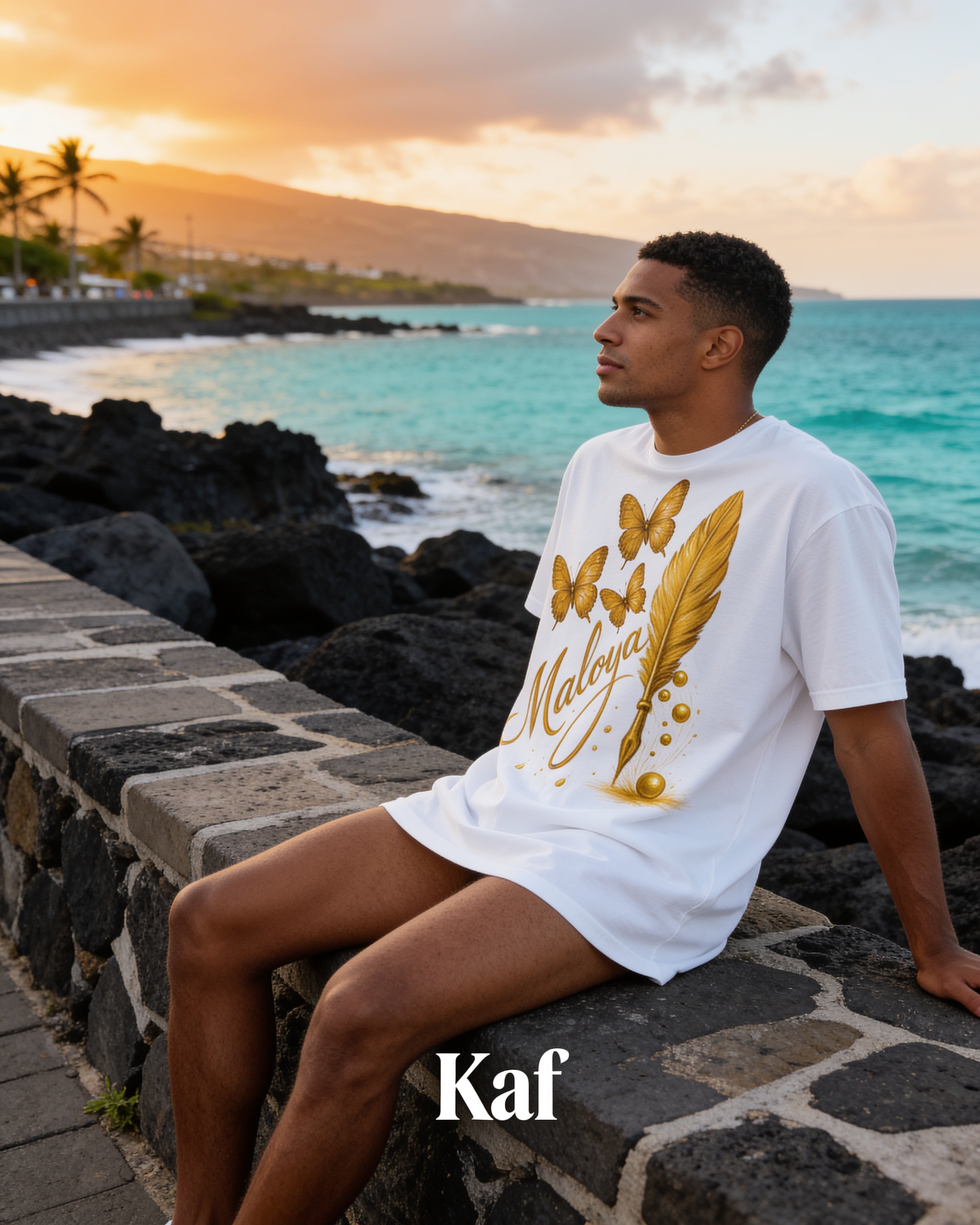 GRAN GUÈL - 100%  La Réunion - T-Shirt unisexe - "MALOYA (13)"