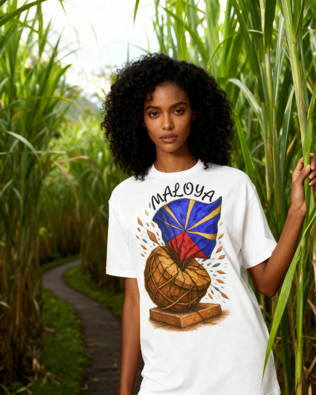 GRAN GUÈL - 100%  La Réunion - T-Shirt unisexe - "MALOYA (7)"