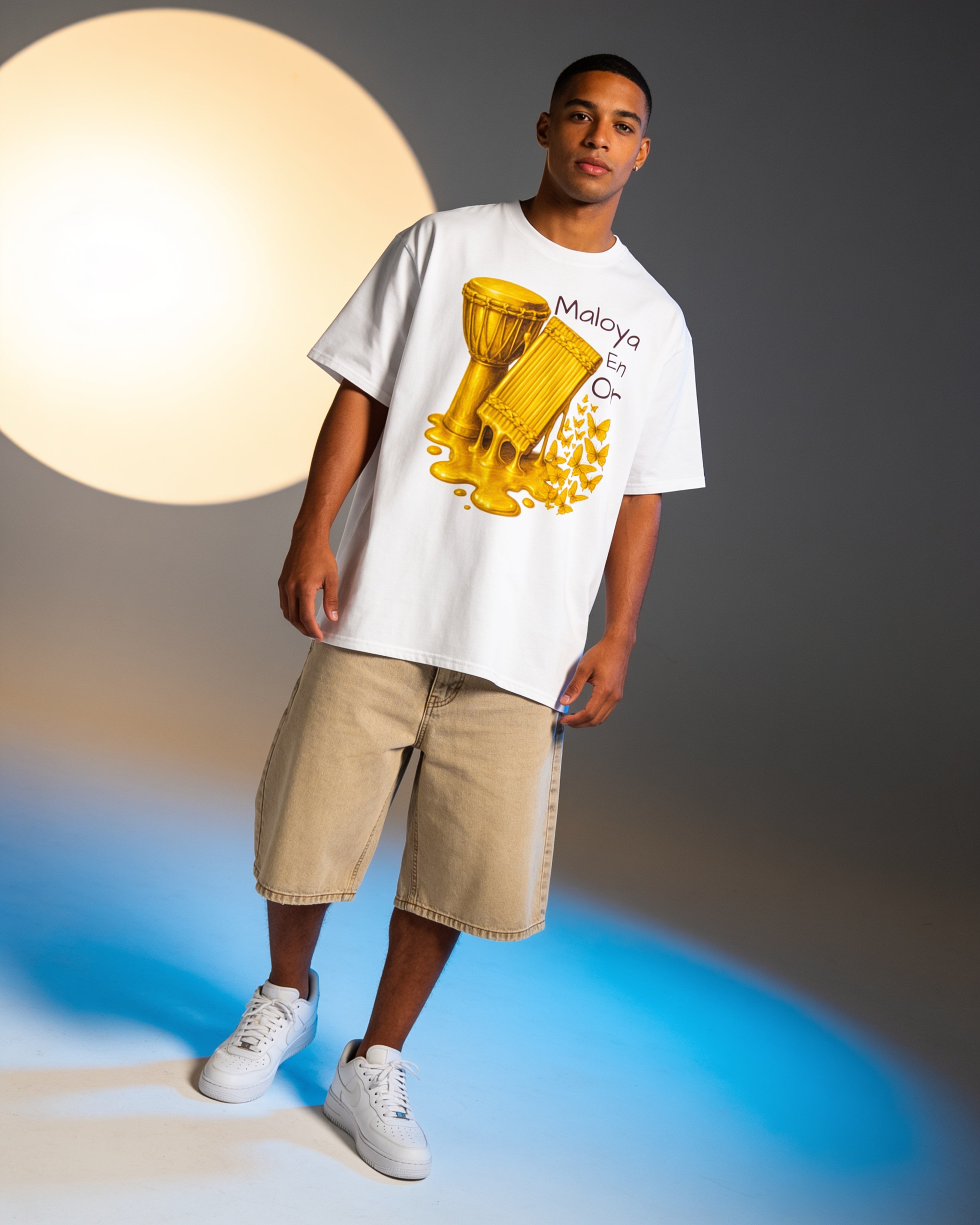 GRAN GUÈL - 100%  La Réunion - T-Shirt unisexe - "MAOYA EN OR (3)"