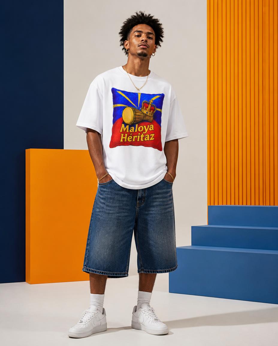 GRAN GUÈL - 100%  La Réunion - T-Shirt unisexe - "MALOYA HÉRITAZ (2)"