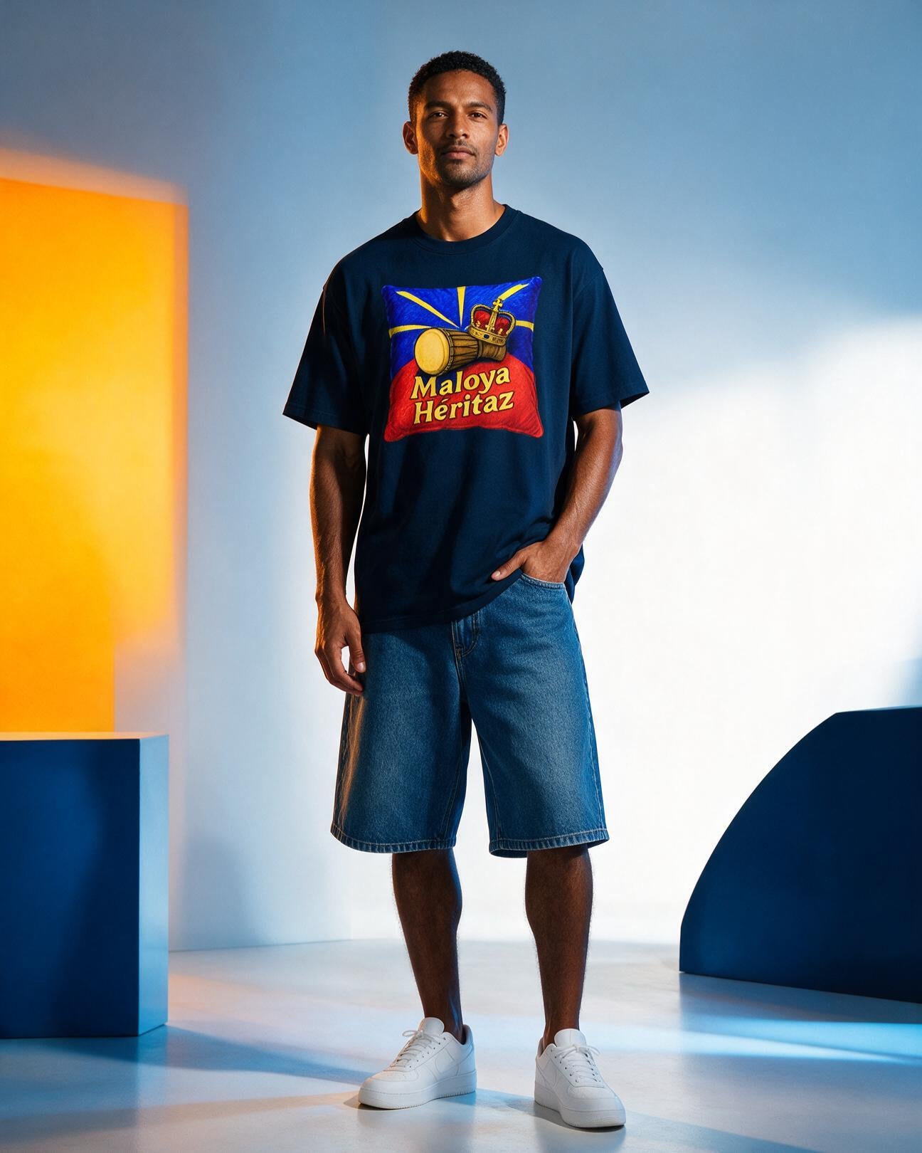 GRAN GUÈL - 100%  La Réunion - T-Shirt unisexe - "MALOYA HÉRITAZ (2)"