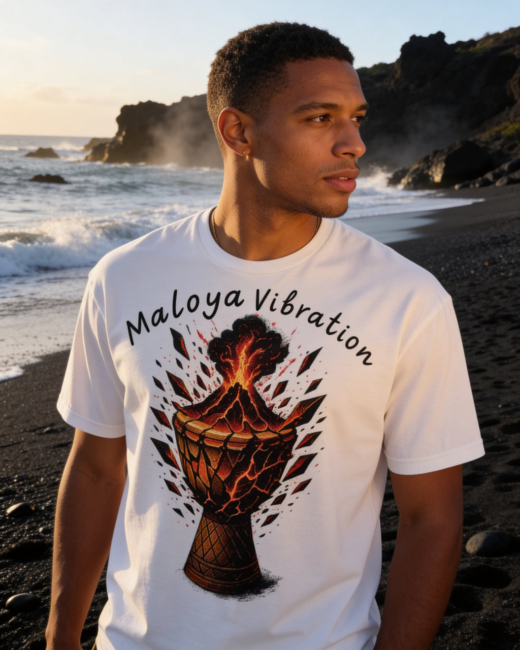 GRAN GUÈL - 100%  La Réunion - T-Shirt unisexe - "MALOYA VIBRATION"