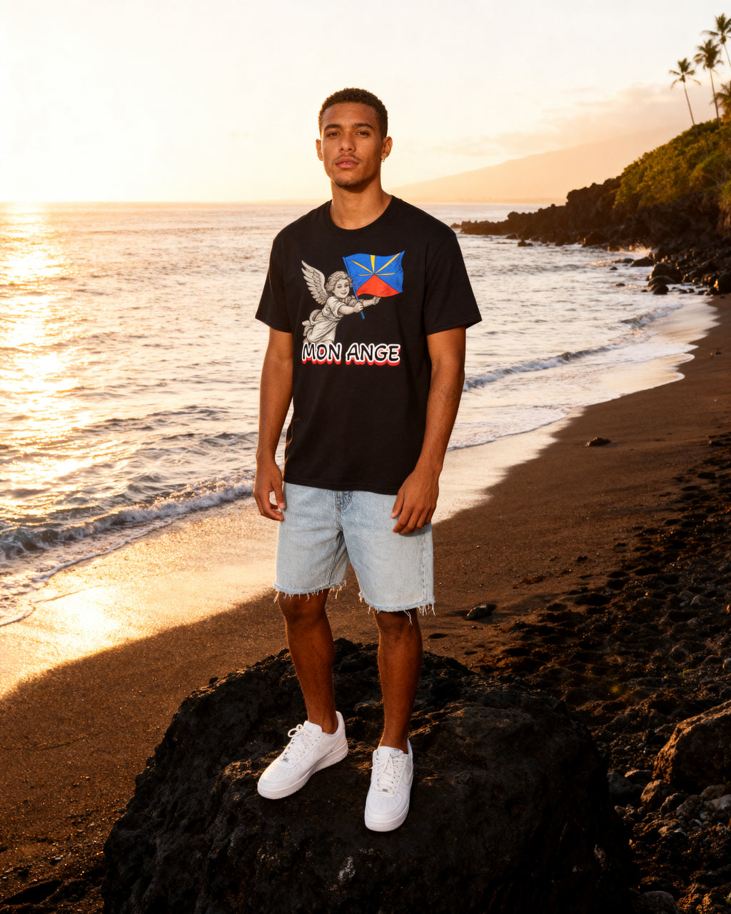 GRAN GUÈL - 100%  La Réunion - T-Shirt unisexe - "MON ANGE"