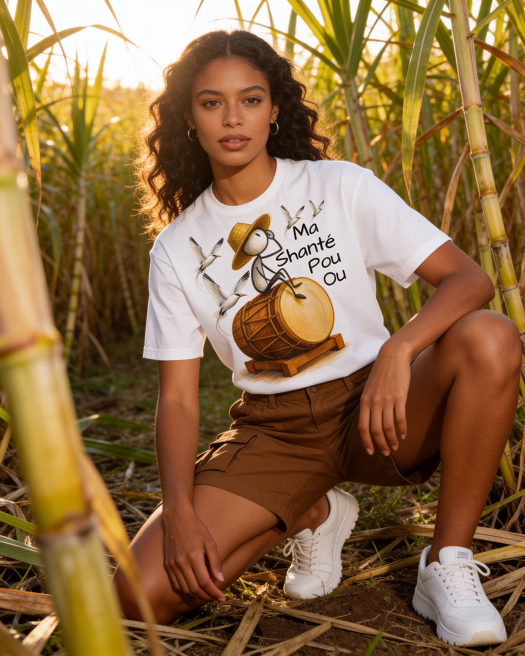 GRAN GUÈL - 100%  La Réunion - T-Shirt unisexe - "MA SHANTE POU OU"