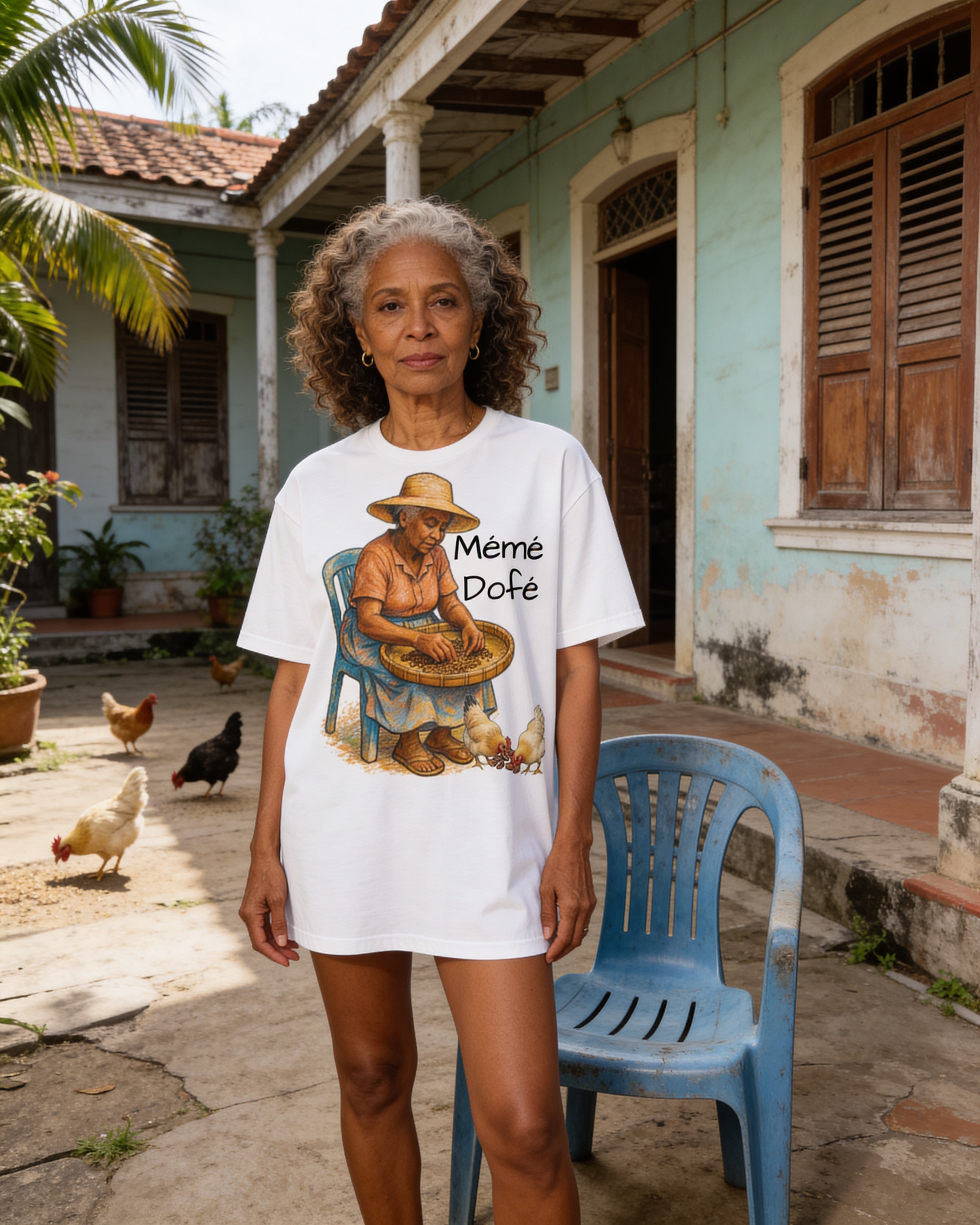 GRAN GUÈL - 100%  La Réunion - T-Shirt unisexe - "MÉMÉ DOFÉ"