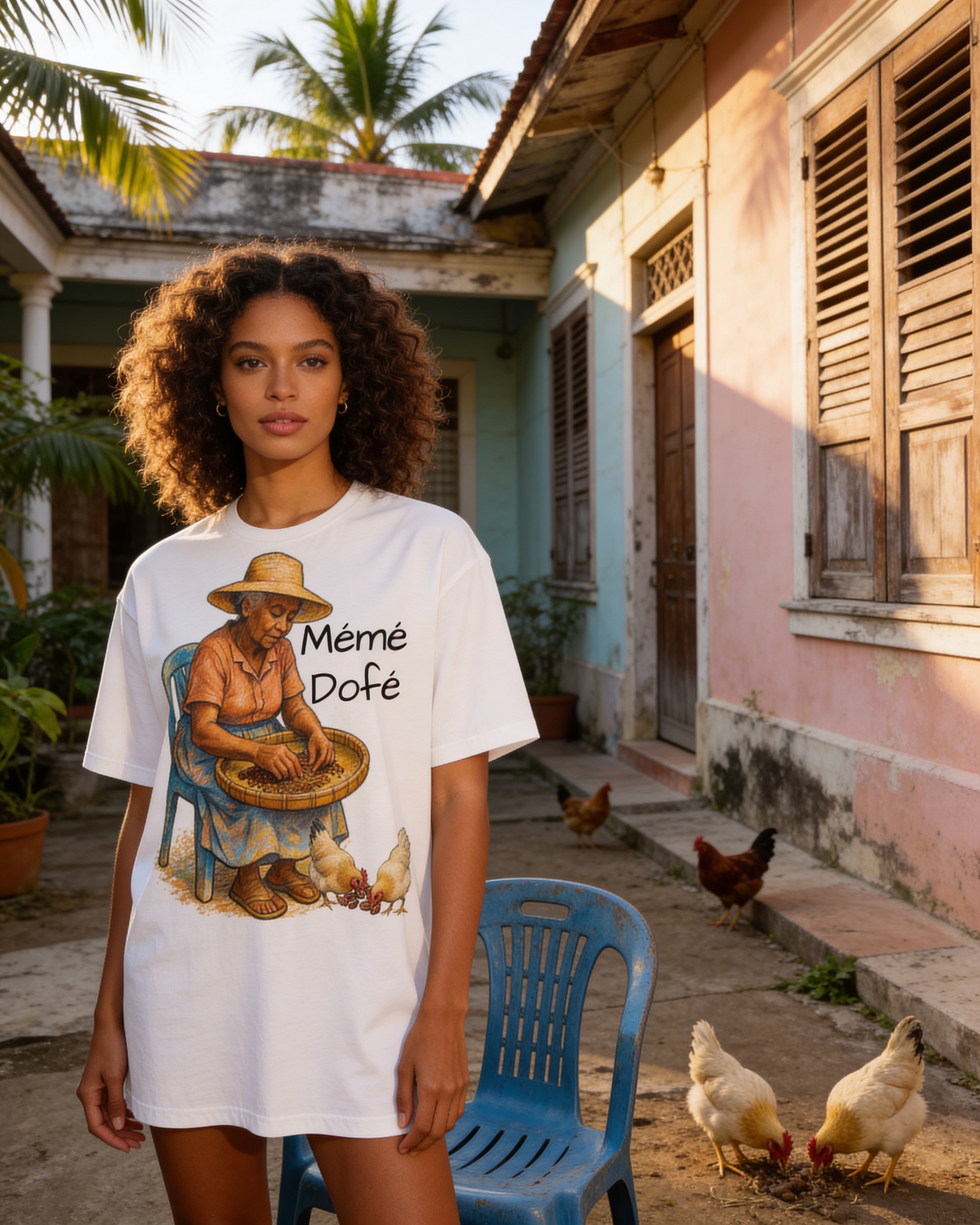 GRAN GUÈL - 100%  La Réunion - T-Shirt unisexe - "MÉMÉ DOFÉ"