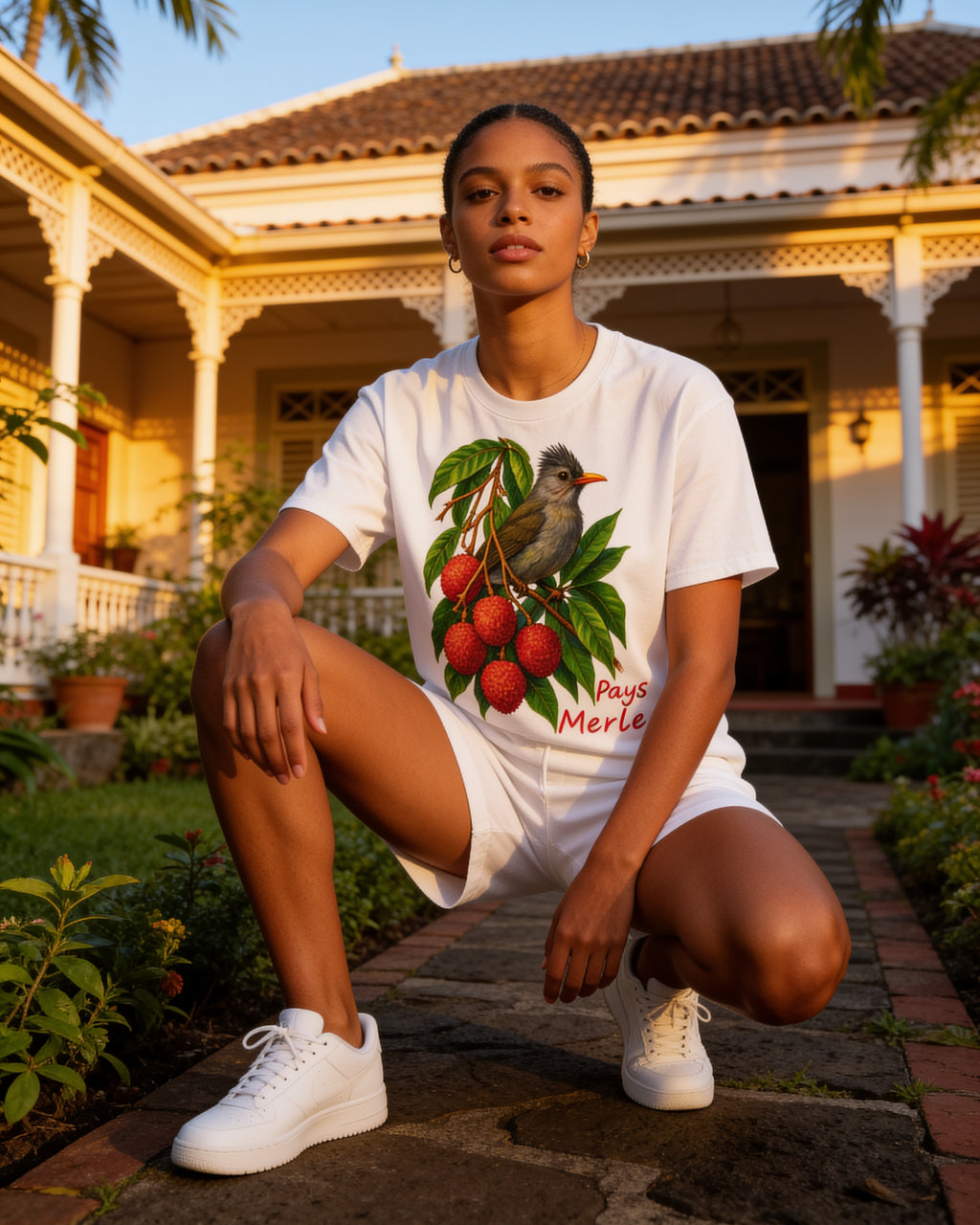 GRAN GUÈL - 100%  La Réunion - T-Shirt unisexe - "MERLE PAYS"