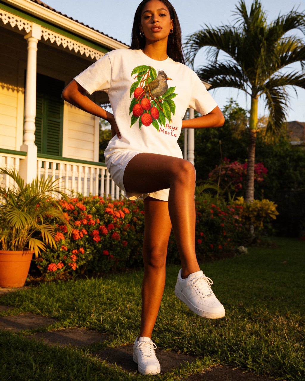 GRAN GUÈL - 100%  La Réunion - T-Shirt unisexe - "MERLE PAYS"