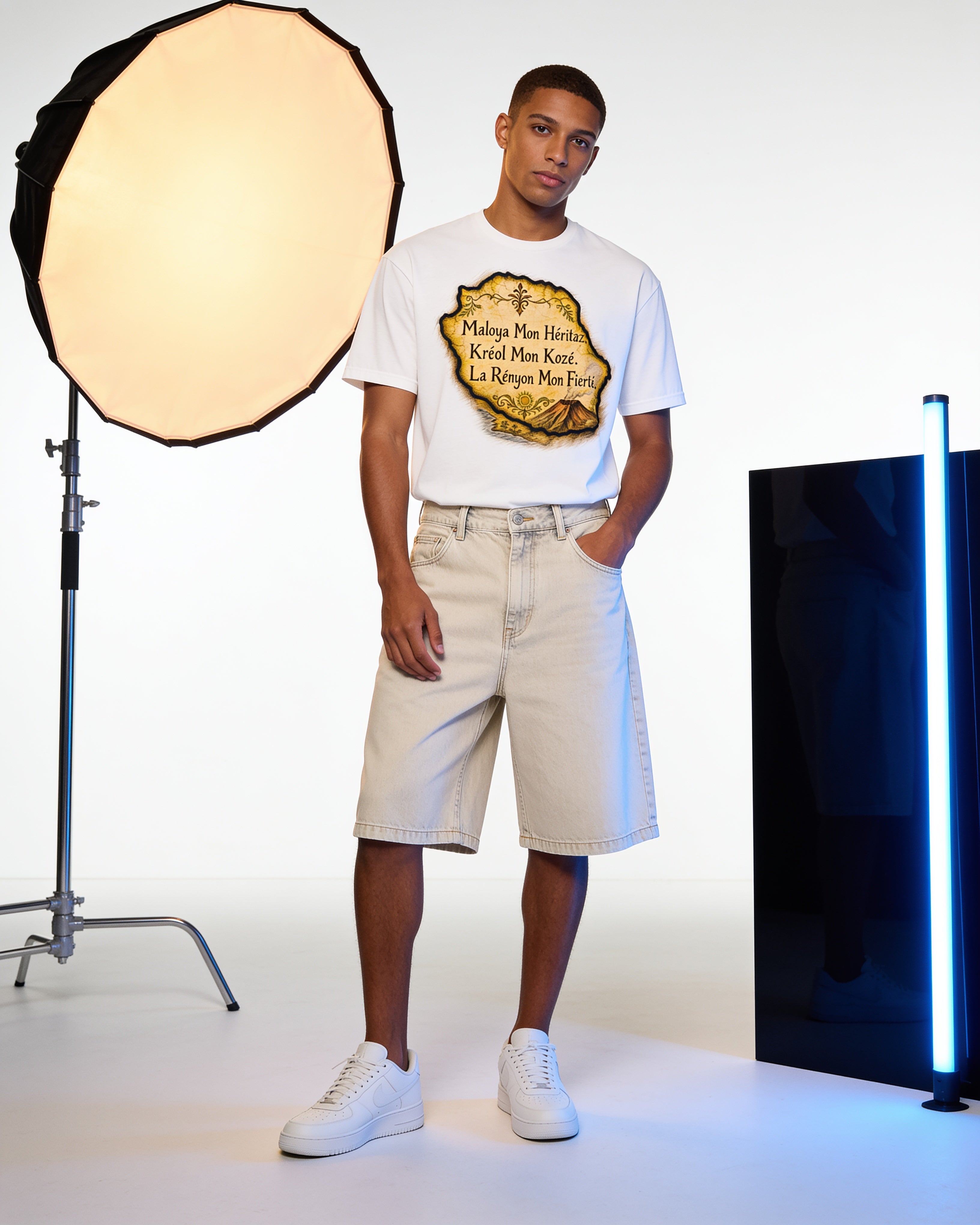 GRAN GUÈL - 100%  La Réunion - T-Shirt unisexe - "MESSAGE"