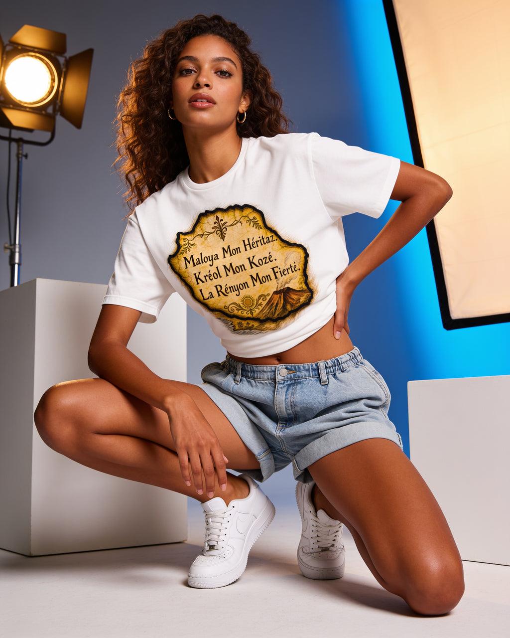 GRAN GUÈL - 100%  La Réunion - T-Shirt unisexe - "MESSAGE"