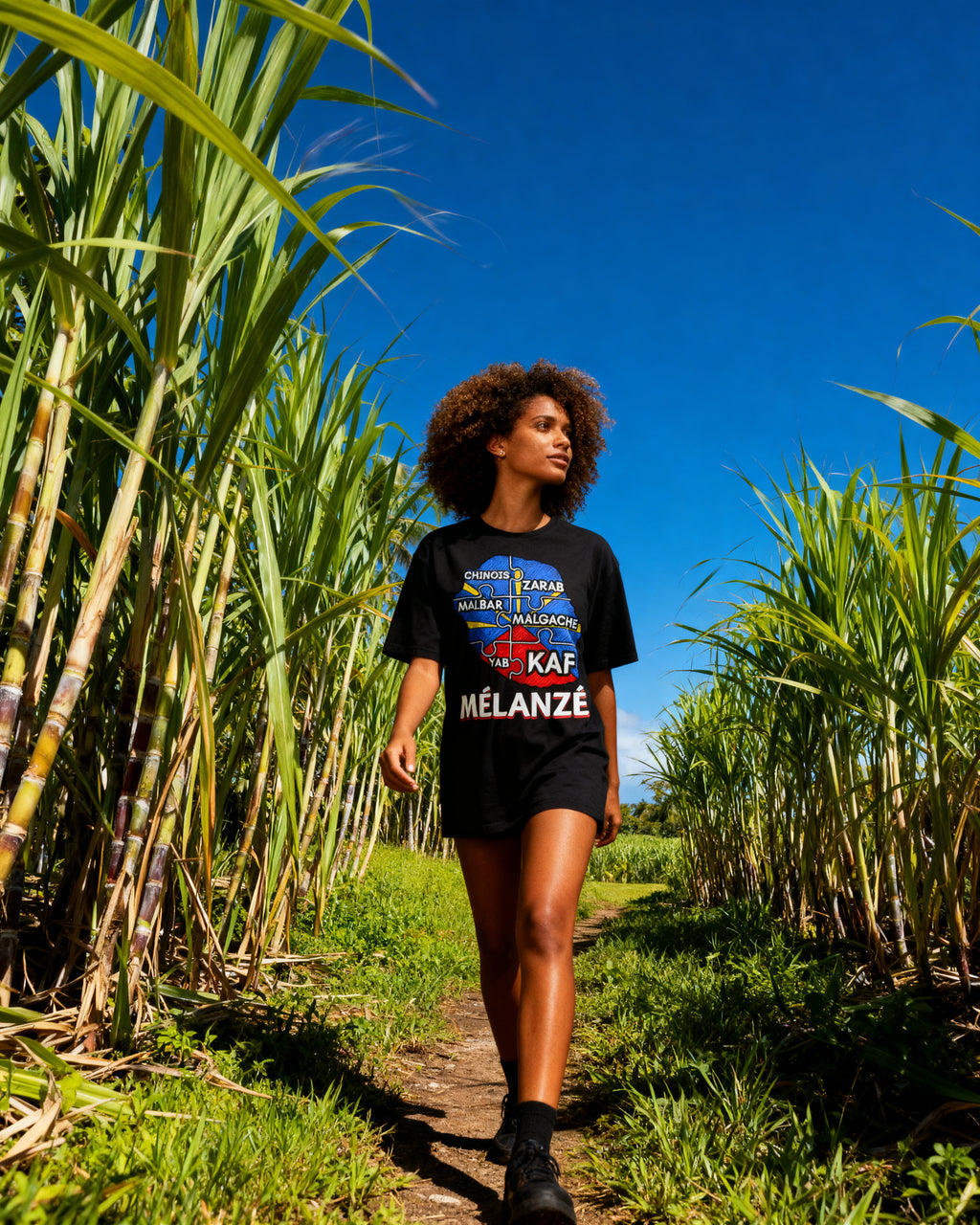 GRAN GUÈL - 100%  La Réunion - T-Shirt unisexe - "MÉLANZÉ (3)"