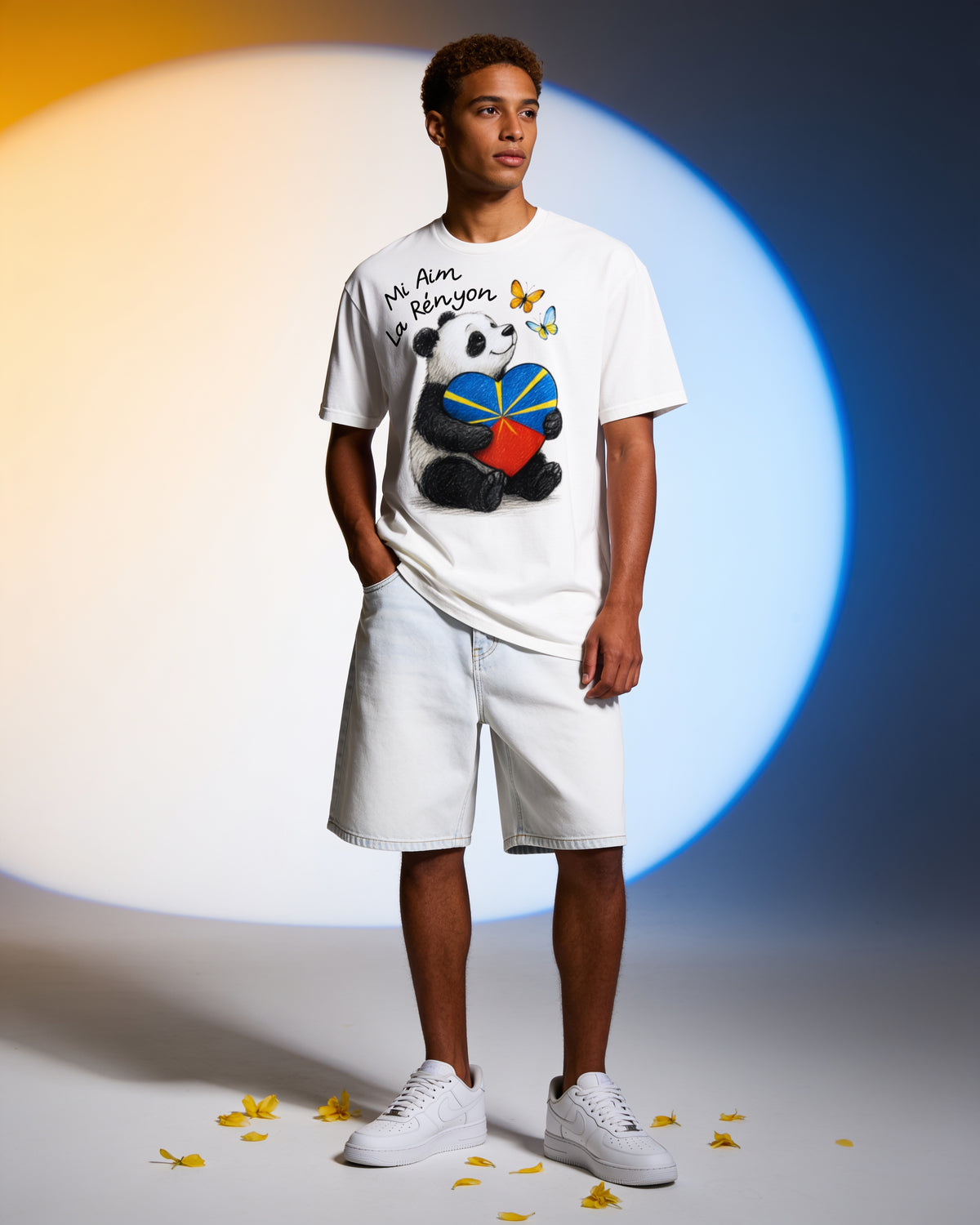 GRAN GUÈL - 100%  La Réunion - T-Shirt unisexe - "MI AIM LA RÉNYON (3)"