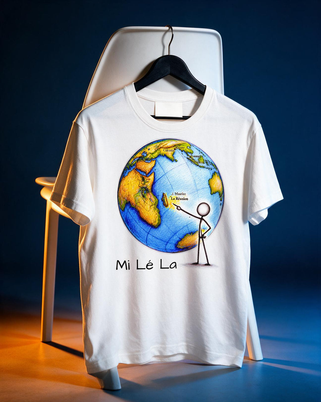 GRAN GUÈL - 100%  La Réunion - T-Shirt unisexe - "MI LÉ LA"