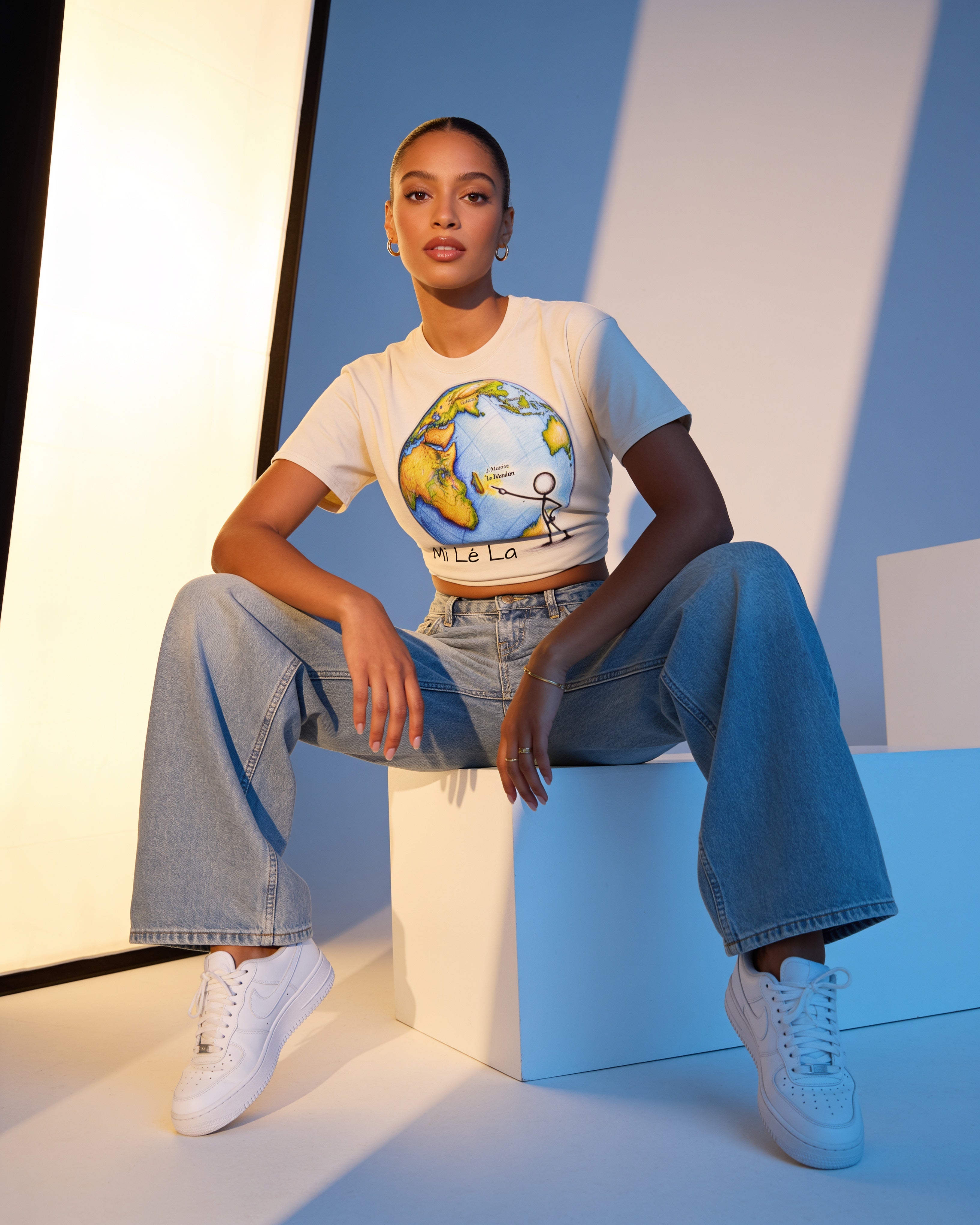 GRAN GUÈL - 100%  La Réunion - T-Shirt unisexe - "MI LÉ LA"