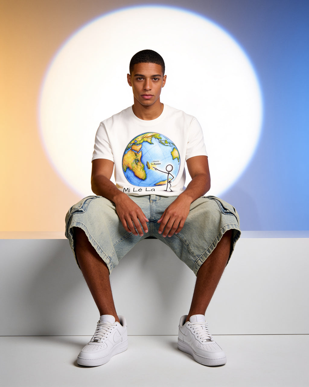 GRAN GUÈL - 100%  La Réunion - T-Shirt unisexe - "MI LÉ LA"