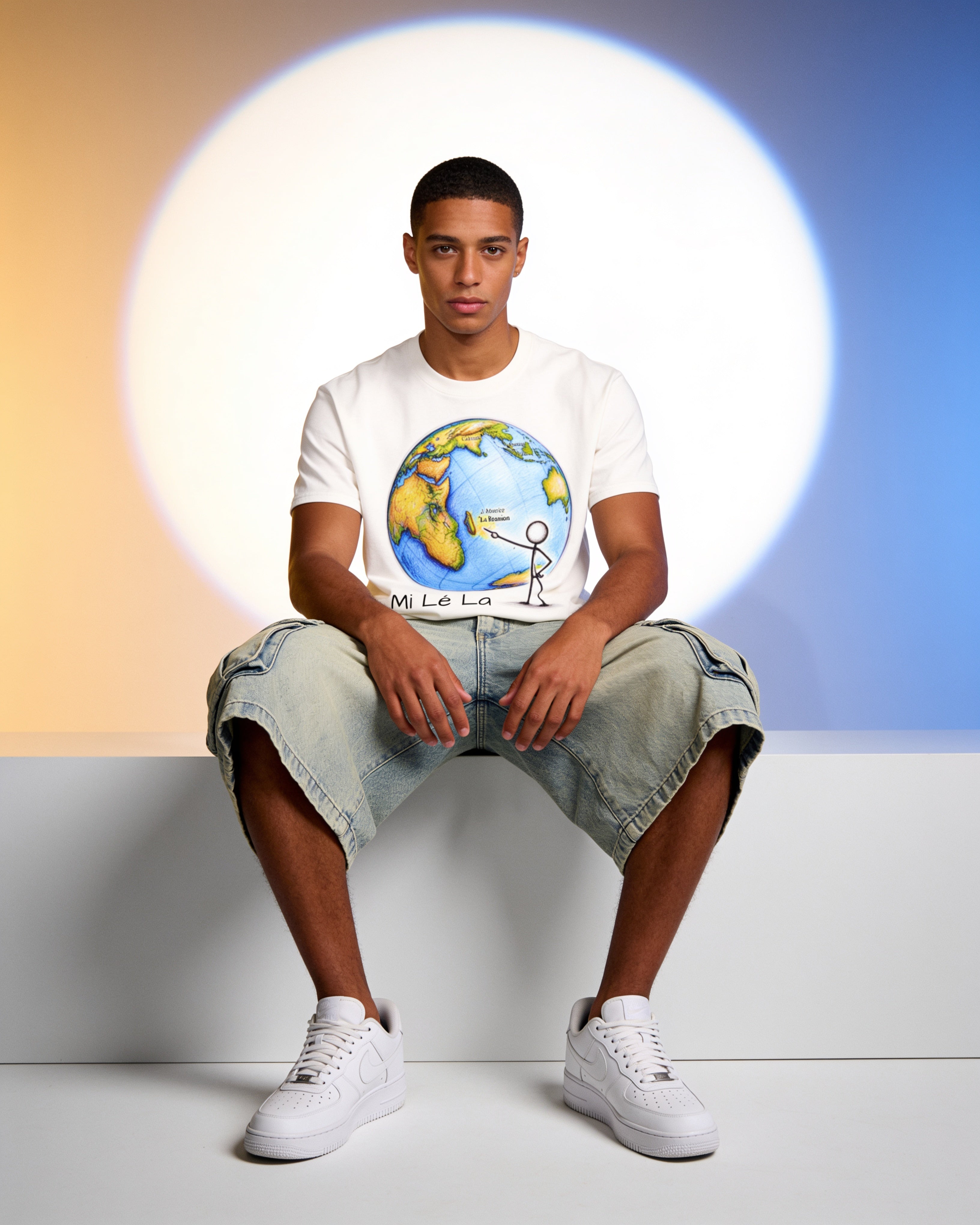 GRAN GUÈL - 100%  La Réunion - T-Shirt unisexe - "MI LÉ LA"