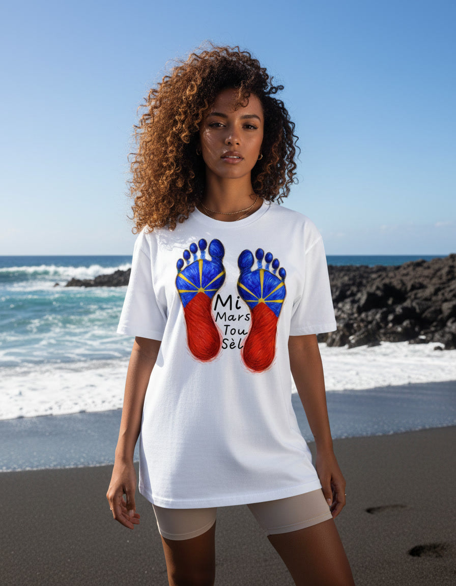 GRAN GUÈL - 100%  La Réunion - T-Shirt unisexe - "MI MARS TOU SÈL"