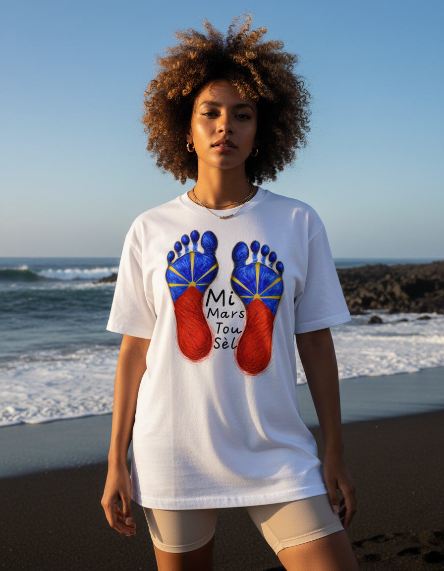 GRAN GUÈL - 100%  La Réunion - T-Shirt unisexe - "MI MARS TOU SÈL"
