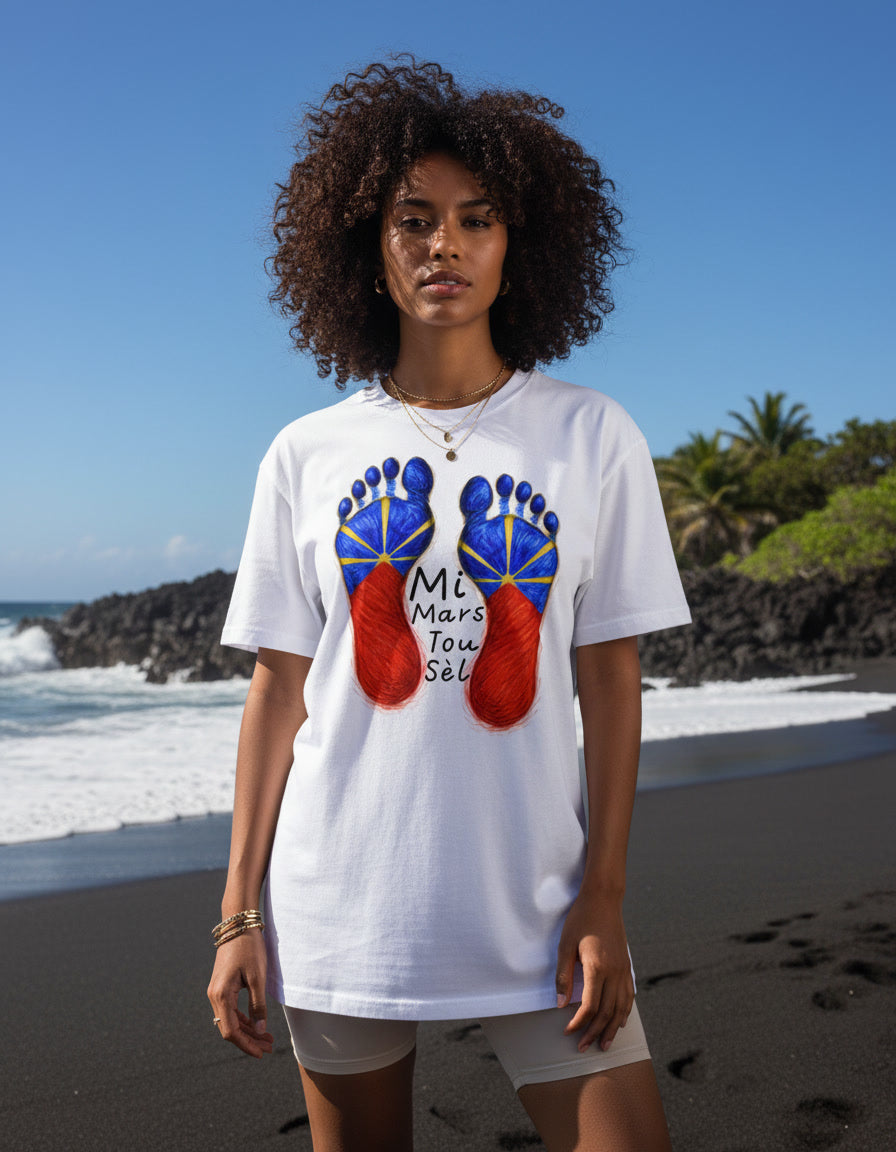 GRAN GUÈL - 100%  La Réunion - T-Shirt unisexe - "MI MARS TOU SÈL"