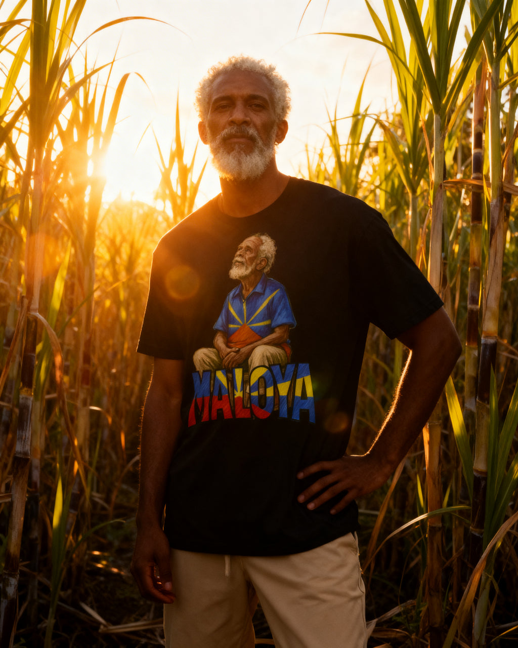 GRAN GUÈL - 100%  La Réunion - T-Shirt unisexe - "MALOYA"