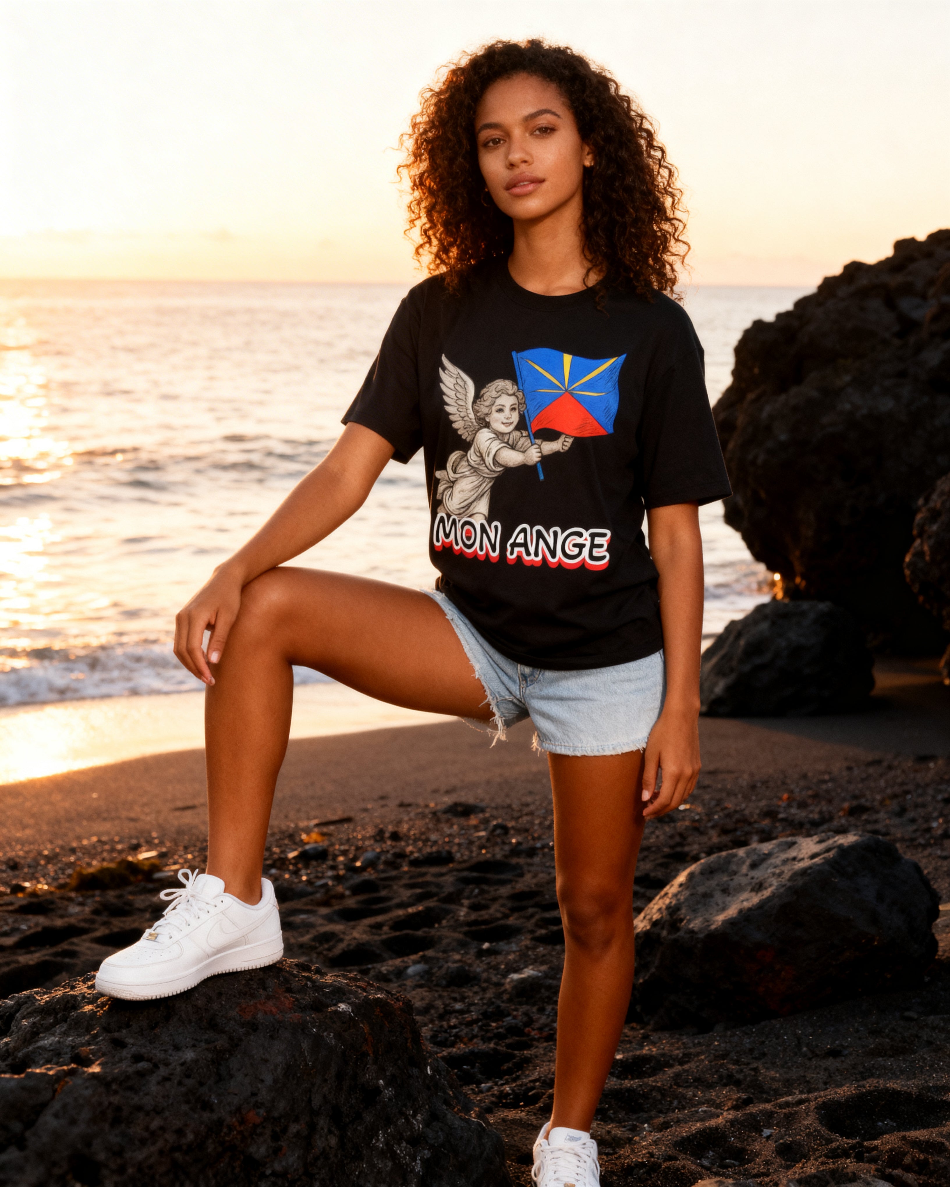 GRAN GUÈL - 100%  La Réunion - T-Shirt unisexe - "MON ANGE"