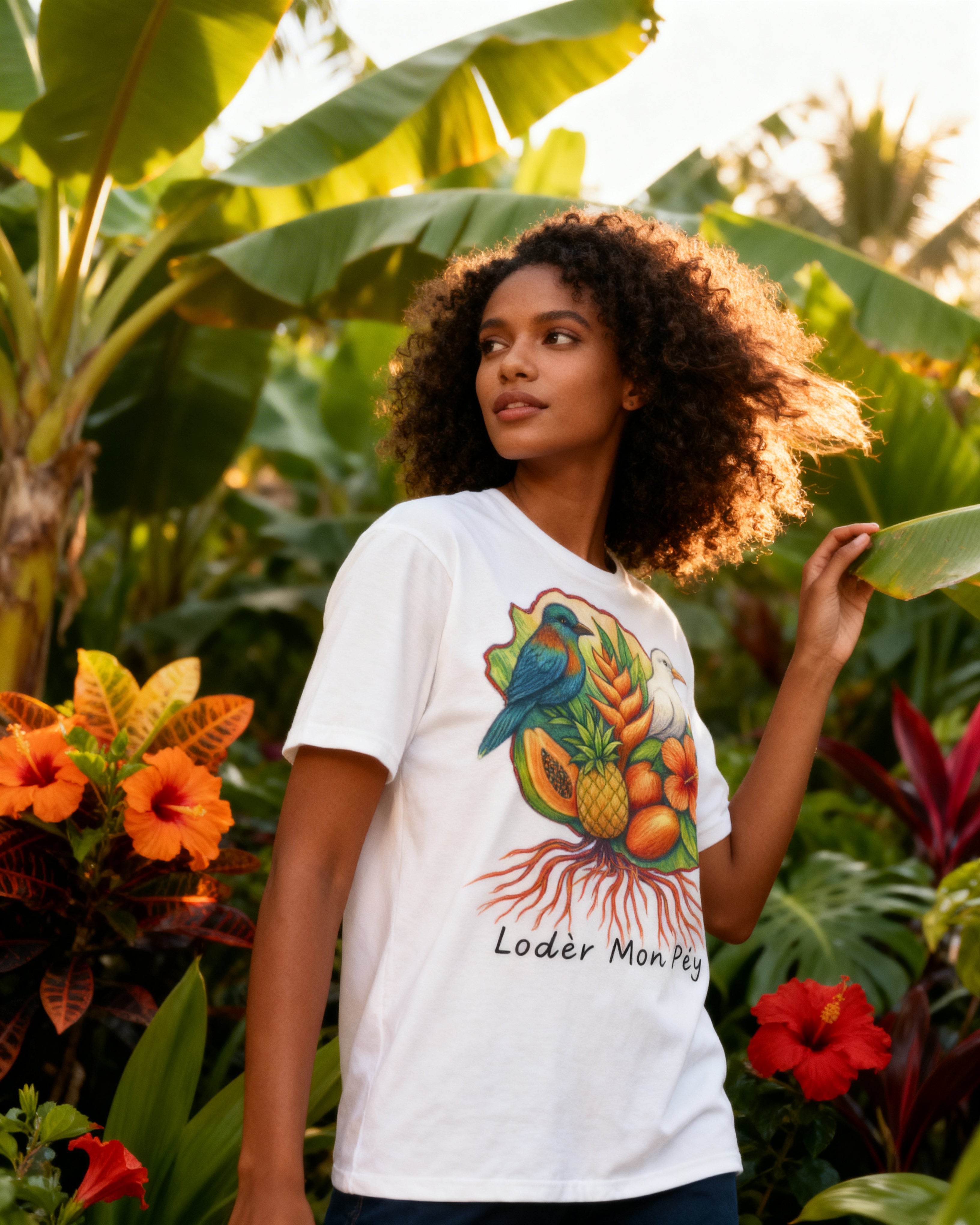 GRAN GUÈL - 100%  La Réunion - T-Shirt unisexe - "LODÈR MON PÉY"