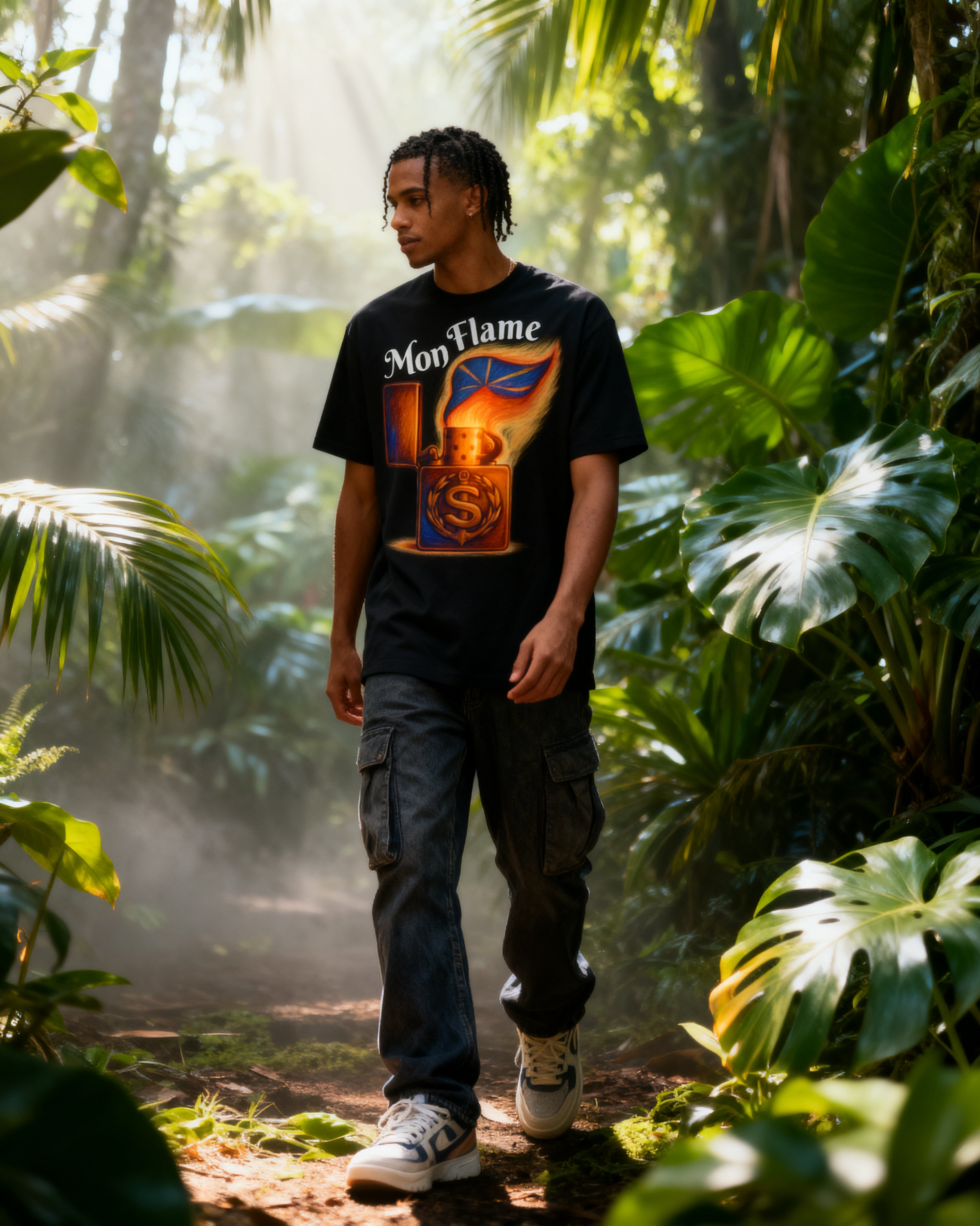 GRAN GUÈL - 100%  La Réunion - T-Shirt unisexe - "MON FLAME"