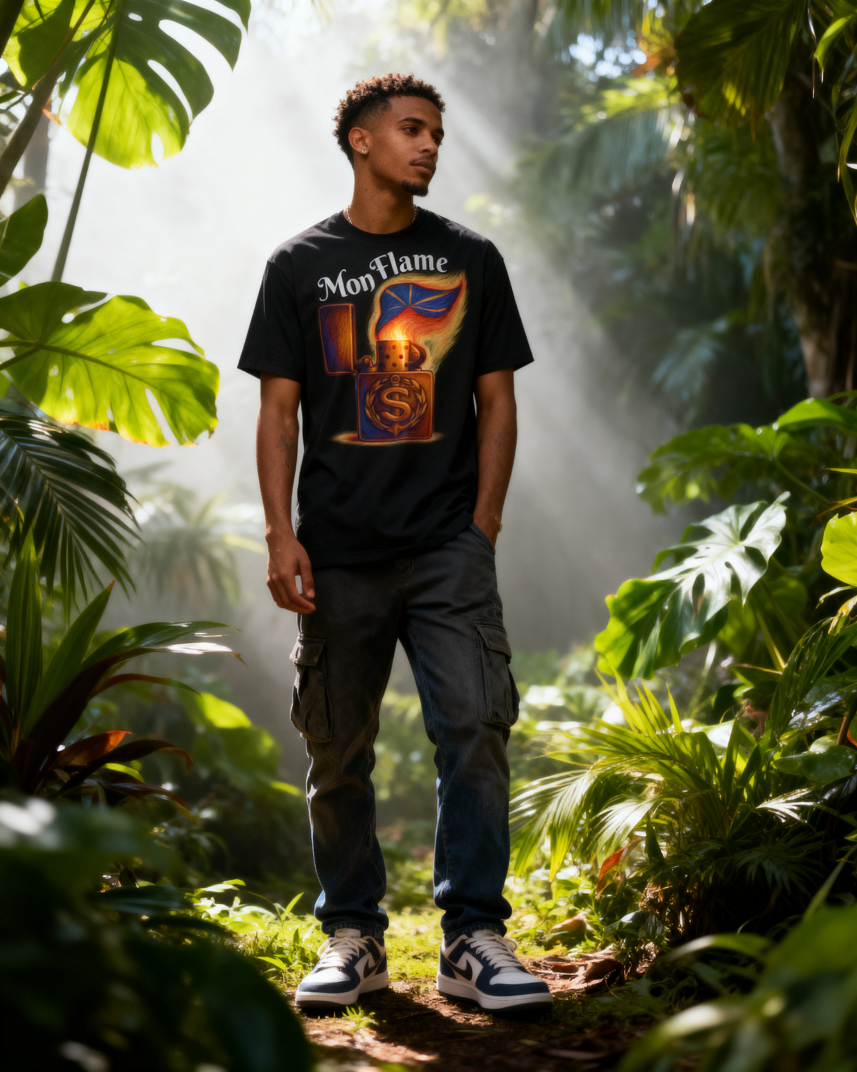 GRAN GUÈL - 100%  La Réunion - T-Shirt unisexe - "MON FLAME"