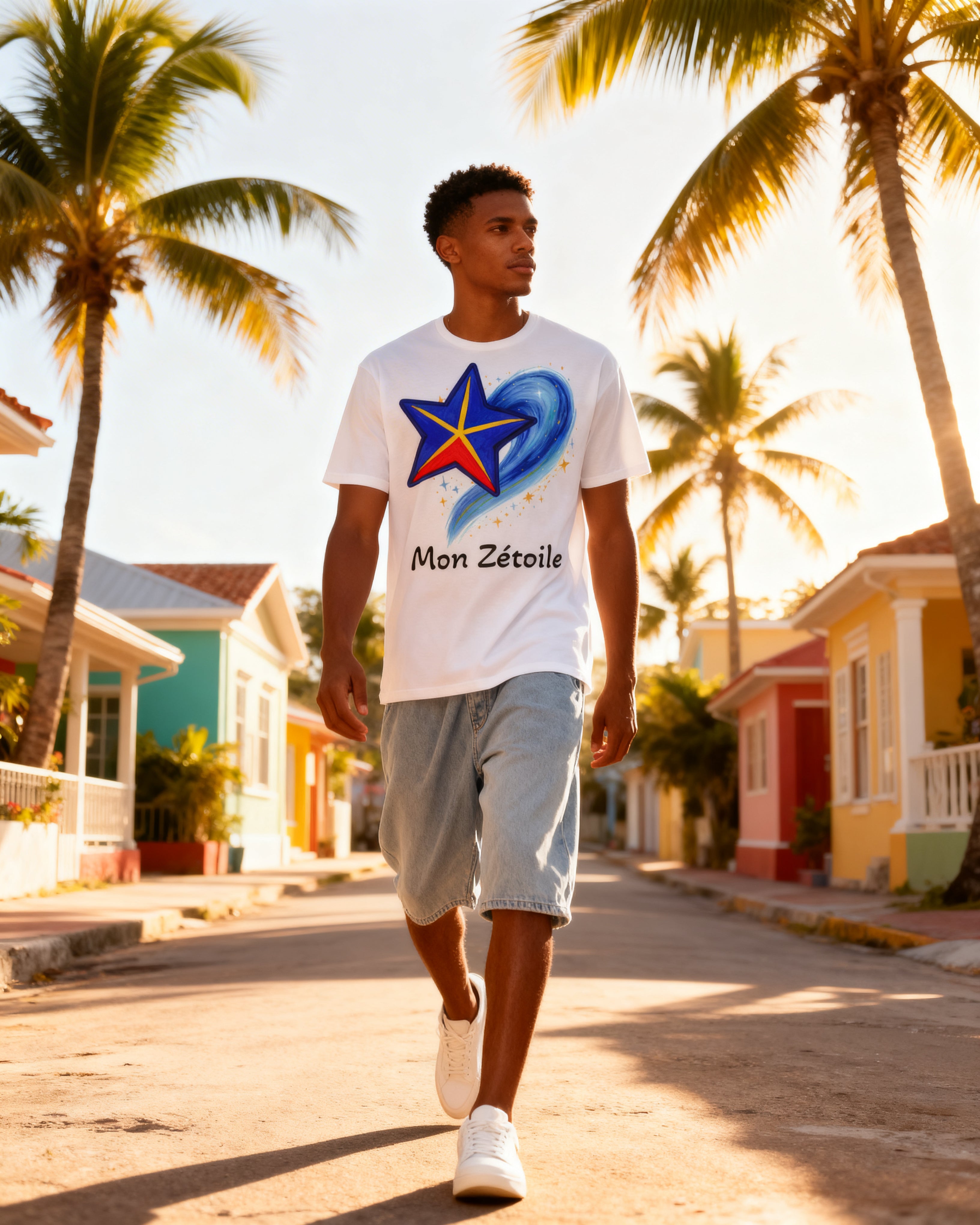 GRAN GUÈL - 100%  La Réunion - T-Shirt unisexe - "MON ZÉTOILE"